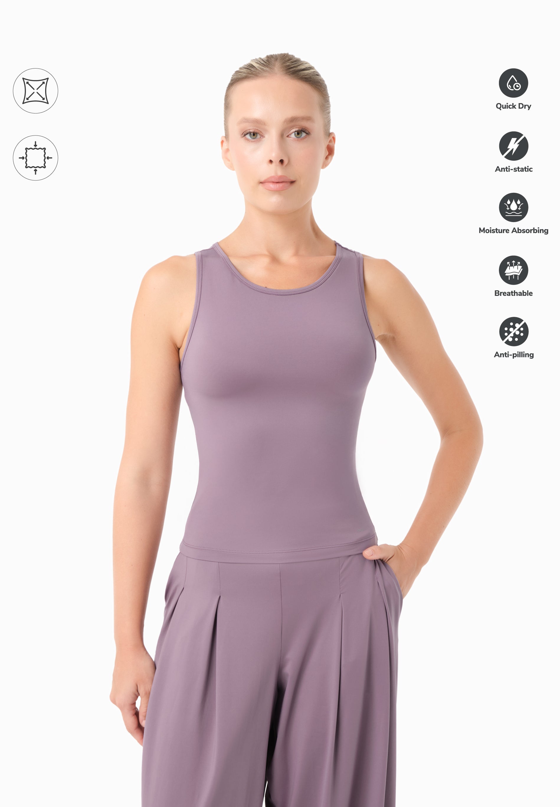 ANNYA | Sportliches Tanktop aus recyceltem Polyamid