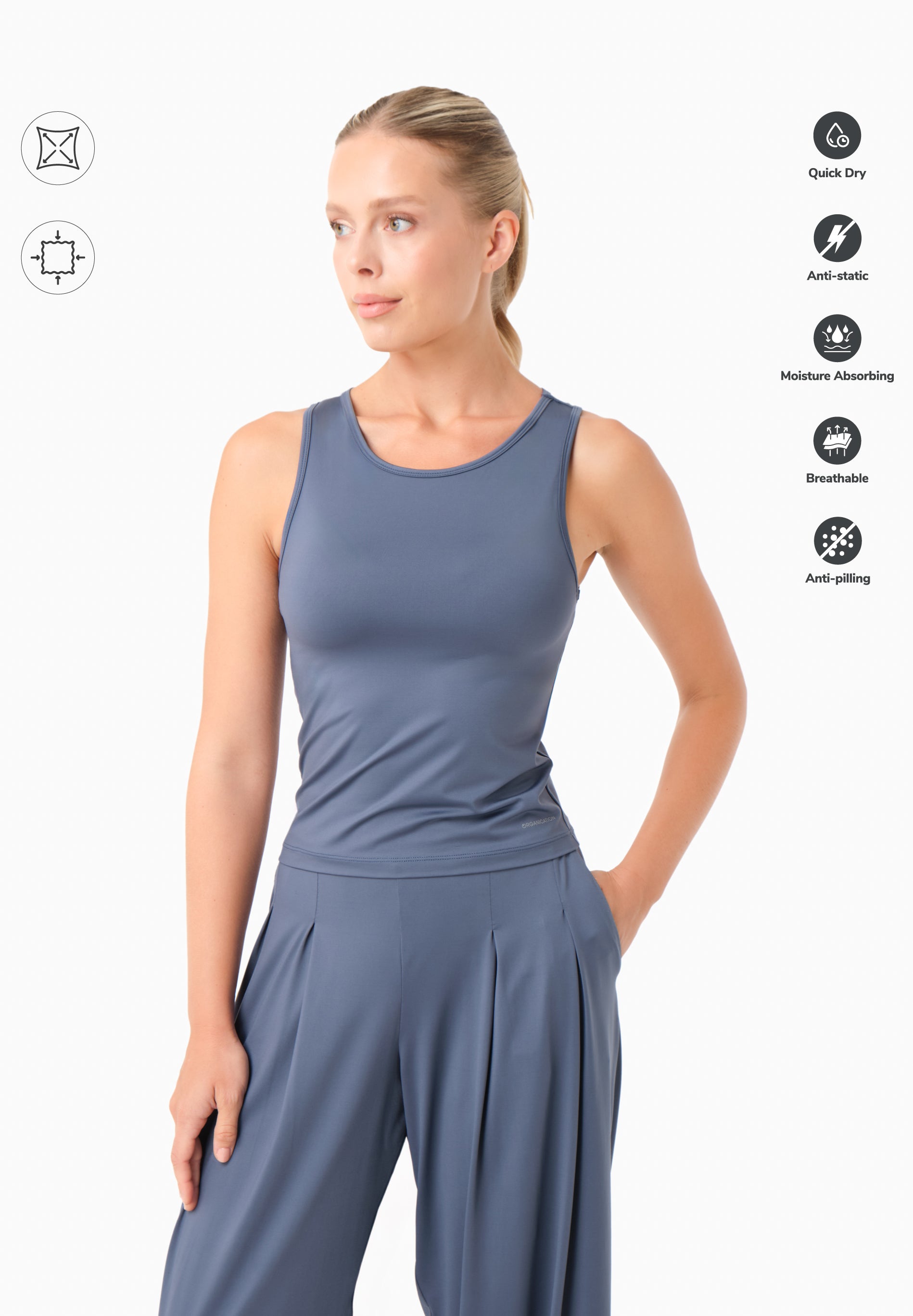 ANNYA | Sportliches Tanktop aus recyceltem Polyamid