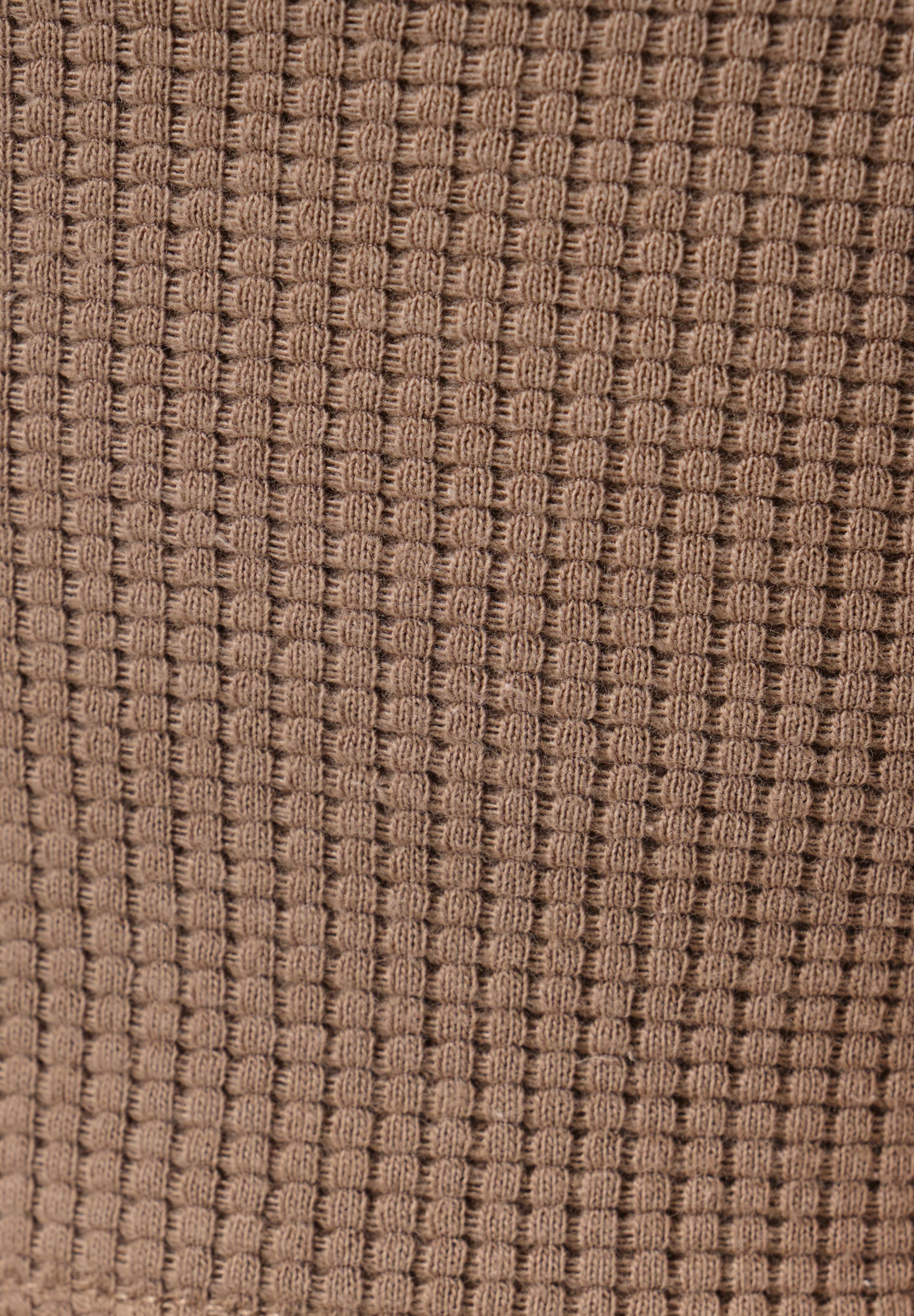 BELLA | Waffel Crop Top aus Bio-Baumwolle und recyceltem Polyester