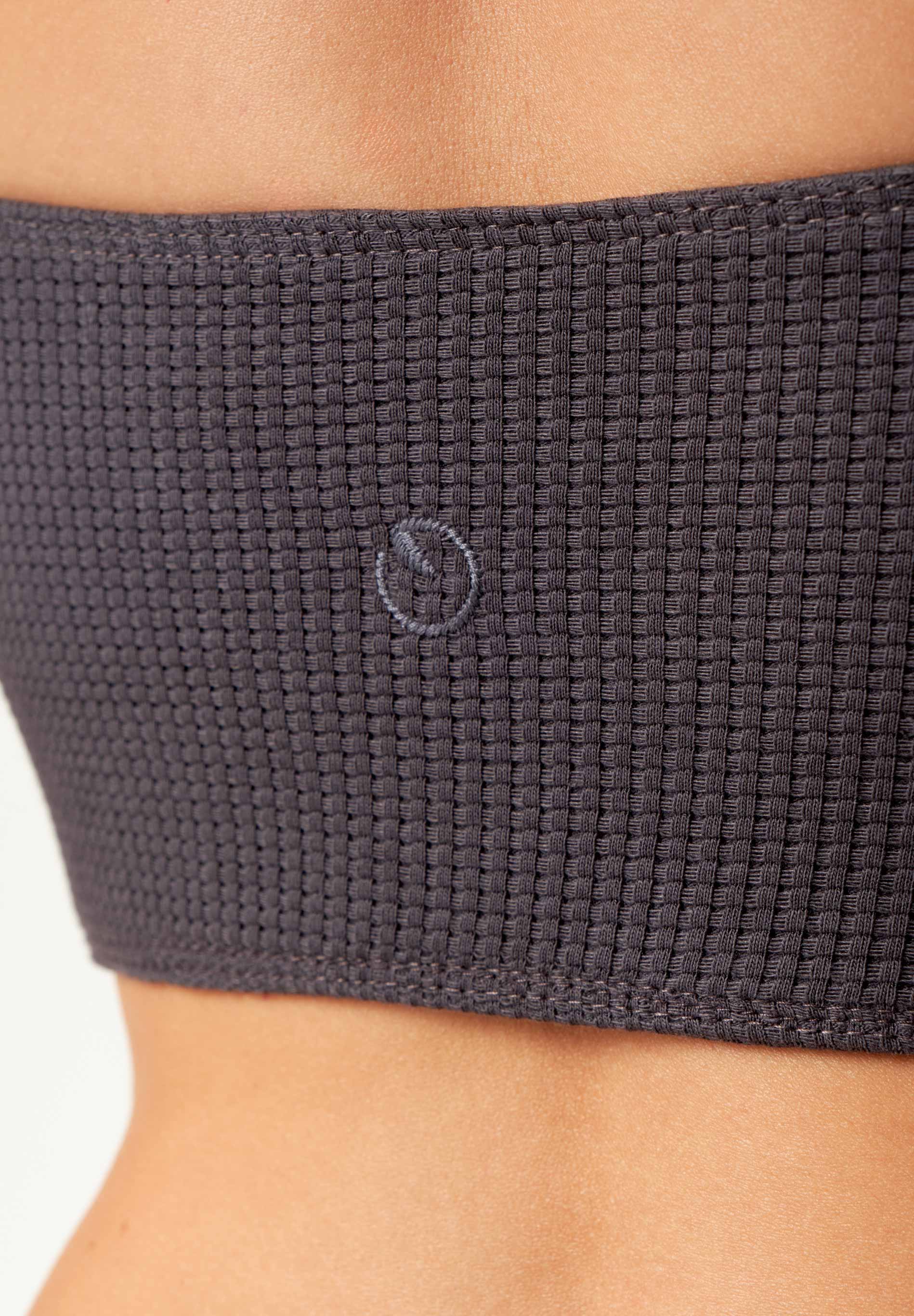 BELLA | Waffel Crop Top aus Bio-Baumwolle und recyceltem Polyester