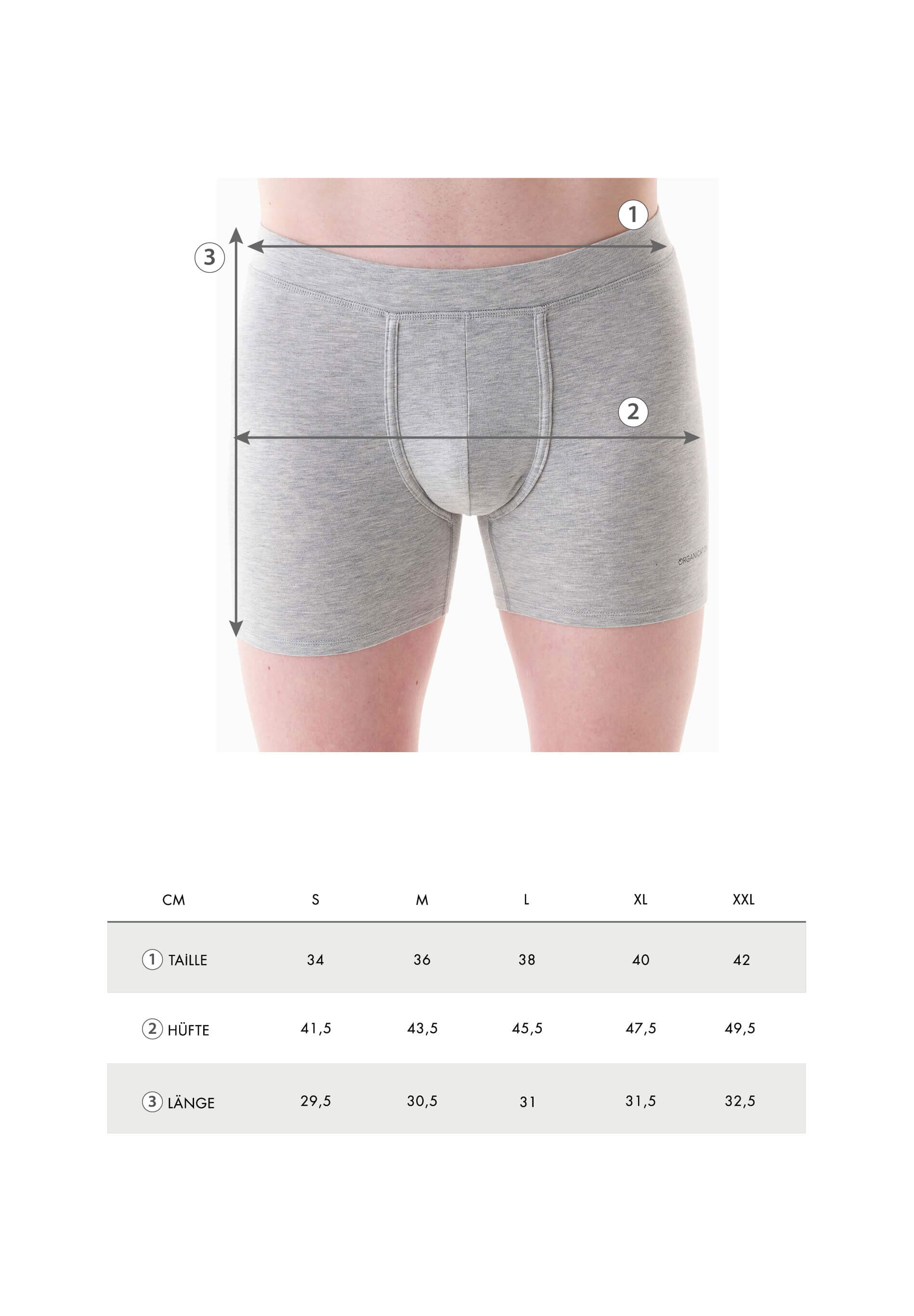 BOWENN | Boxer Trunk aus Bio-Baumwolle und TENCEL™ Modal-Mix im 3er-Pack