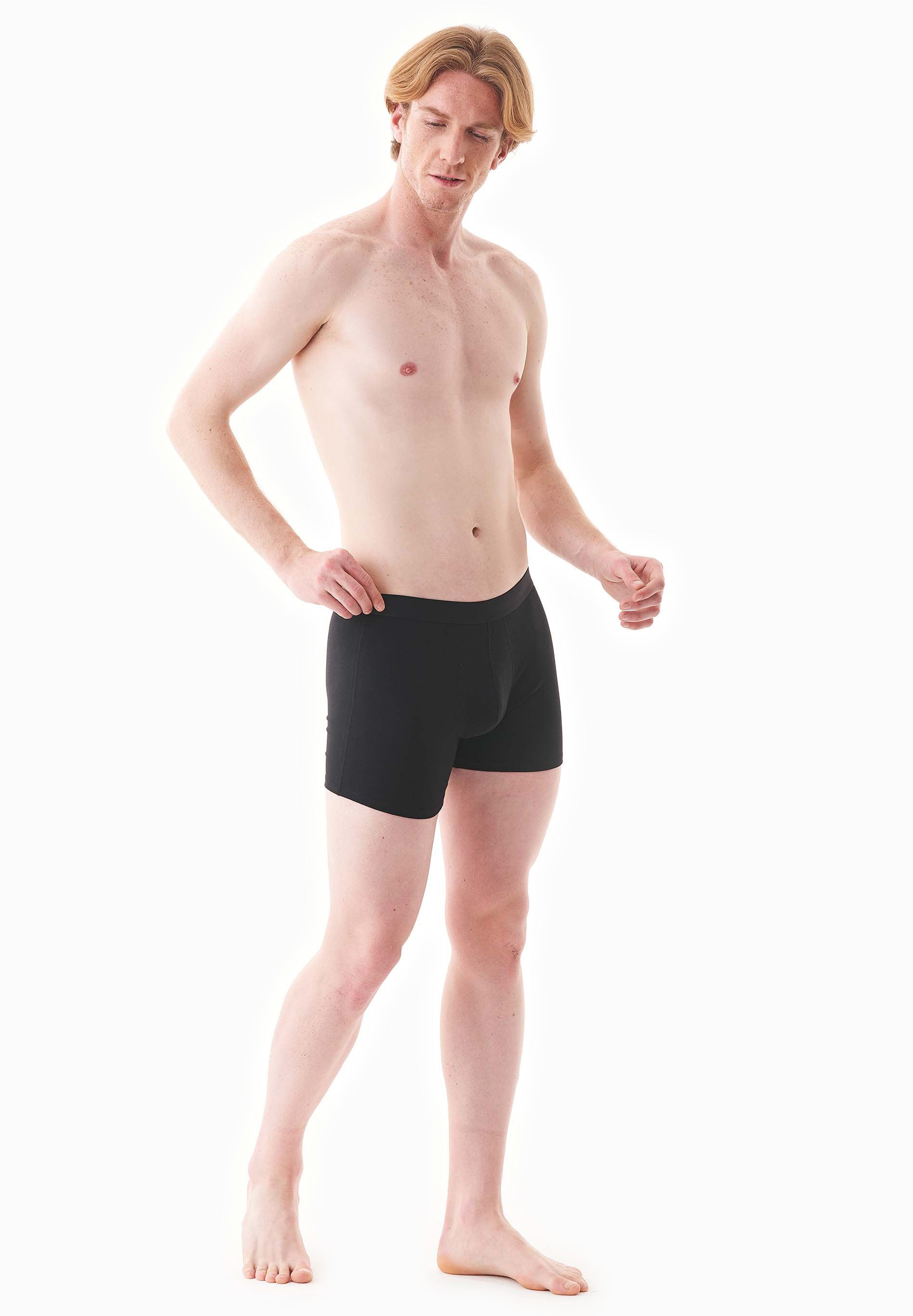 BRUNNO | Boxer Brief aus Bio-Baumwolle und TENCEL™ Modal im 6er-Pack