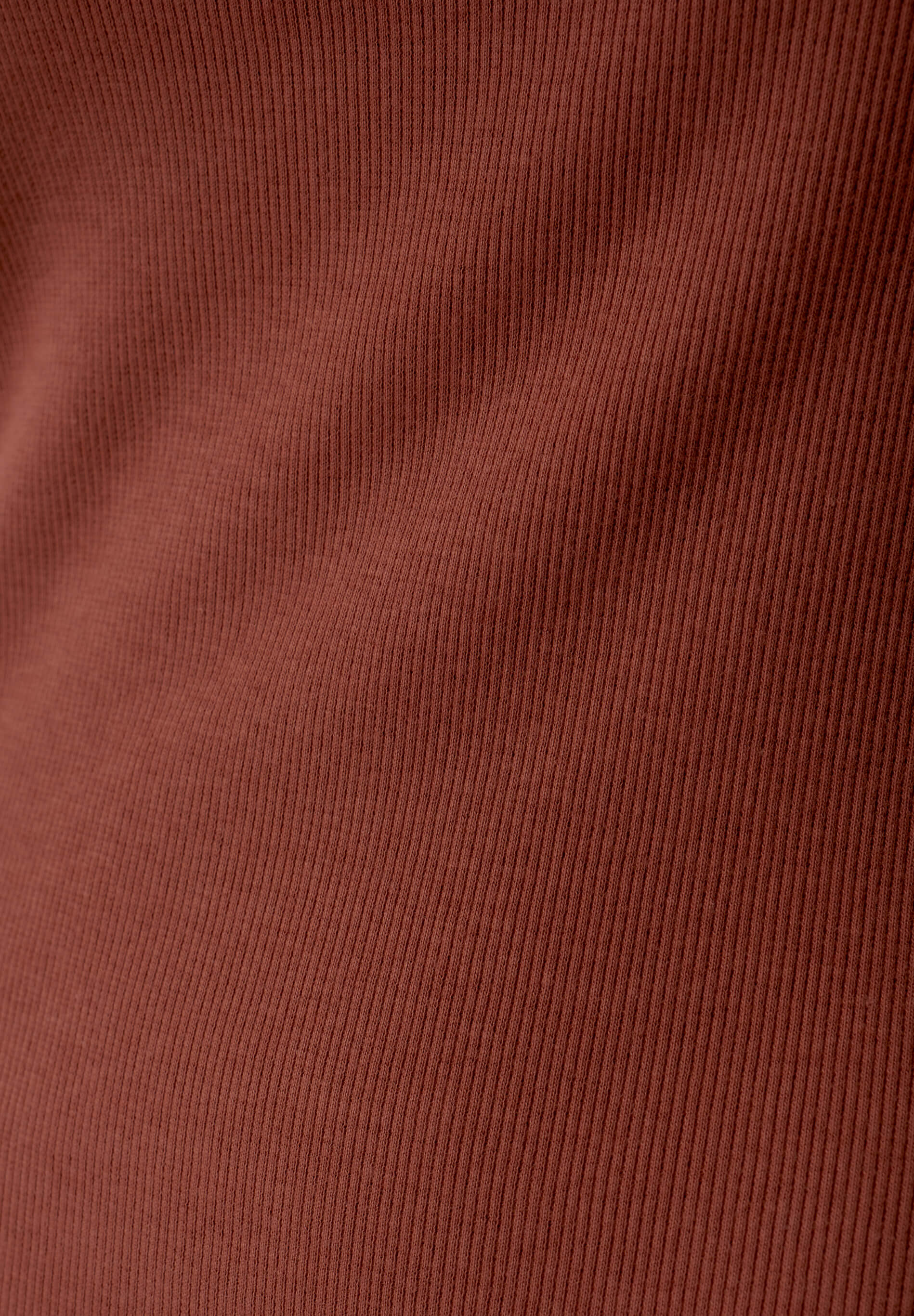 DERREN | Geripptes Kleid aus Bio-Baumwolle