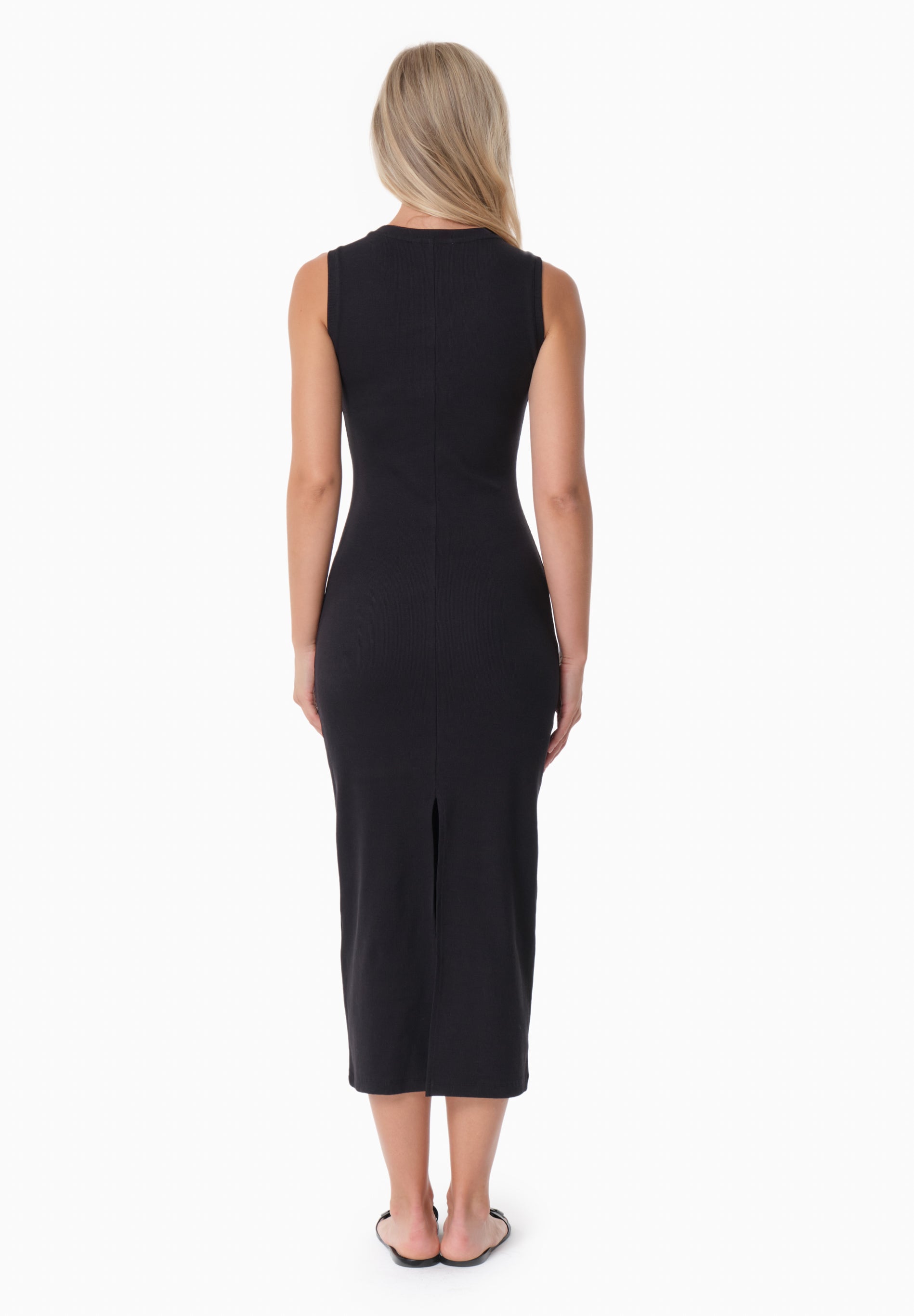 DURRU | Geripptes Kleid aus Bio-Baumwolle