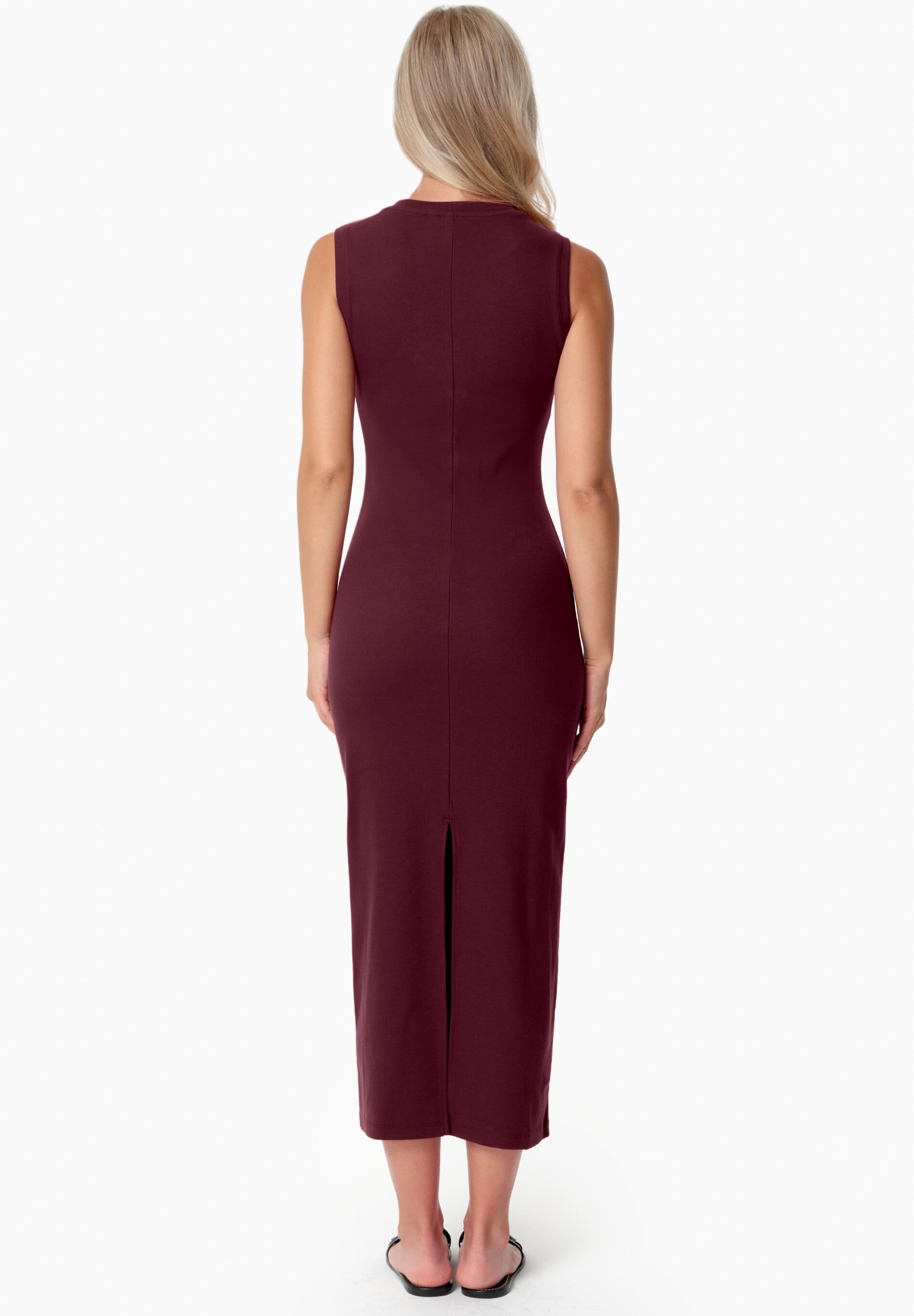 DURRU | Geripptes Kleid aus Bio-Baumwolle