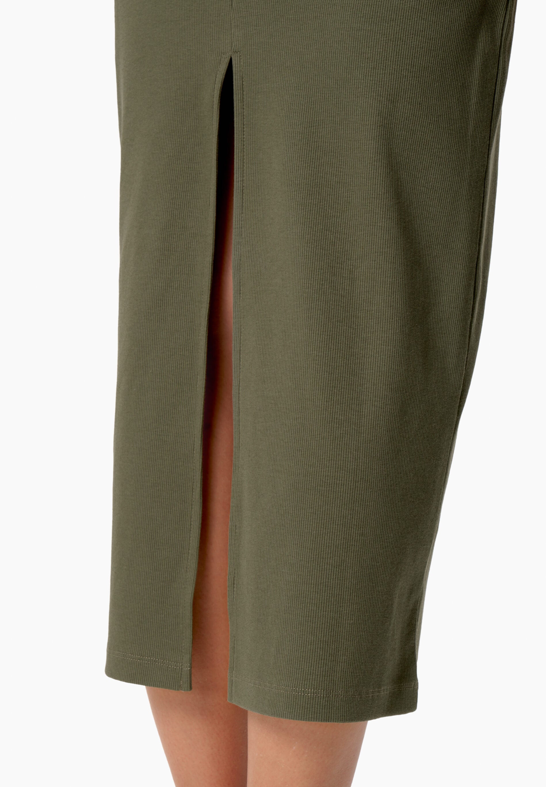 DURRU | Geripptes Kleid aus Bio-Baumwolle