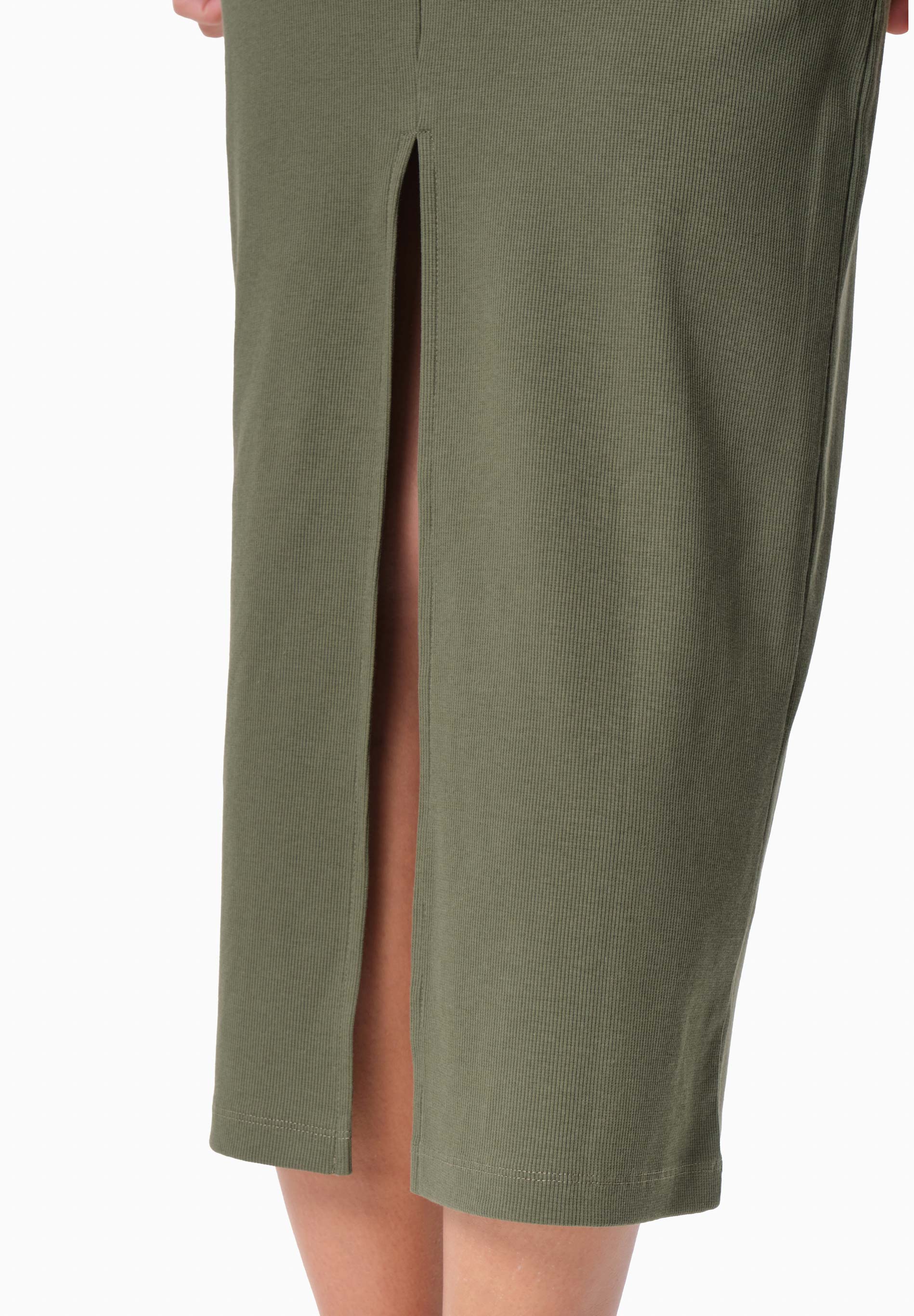 DURRU | Geripptes Kleid aus Bio-Baumwolle