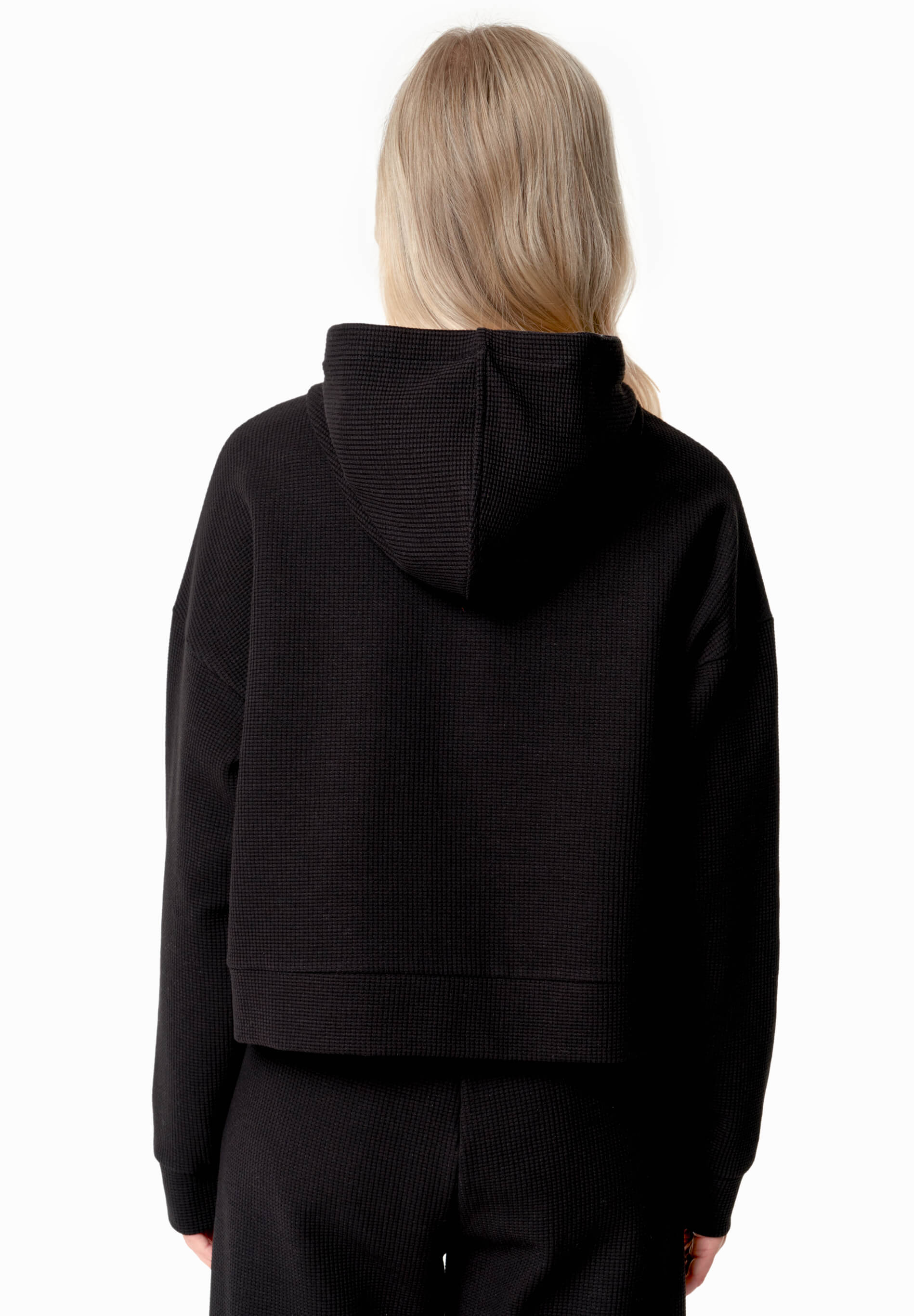 HANNA | Waffel Hoodie aus Bio-Baumwolle und recyceltem Polyester