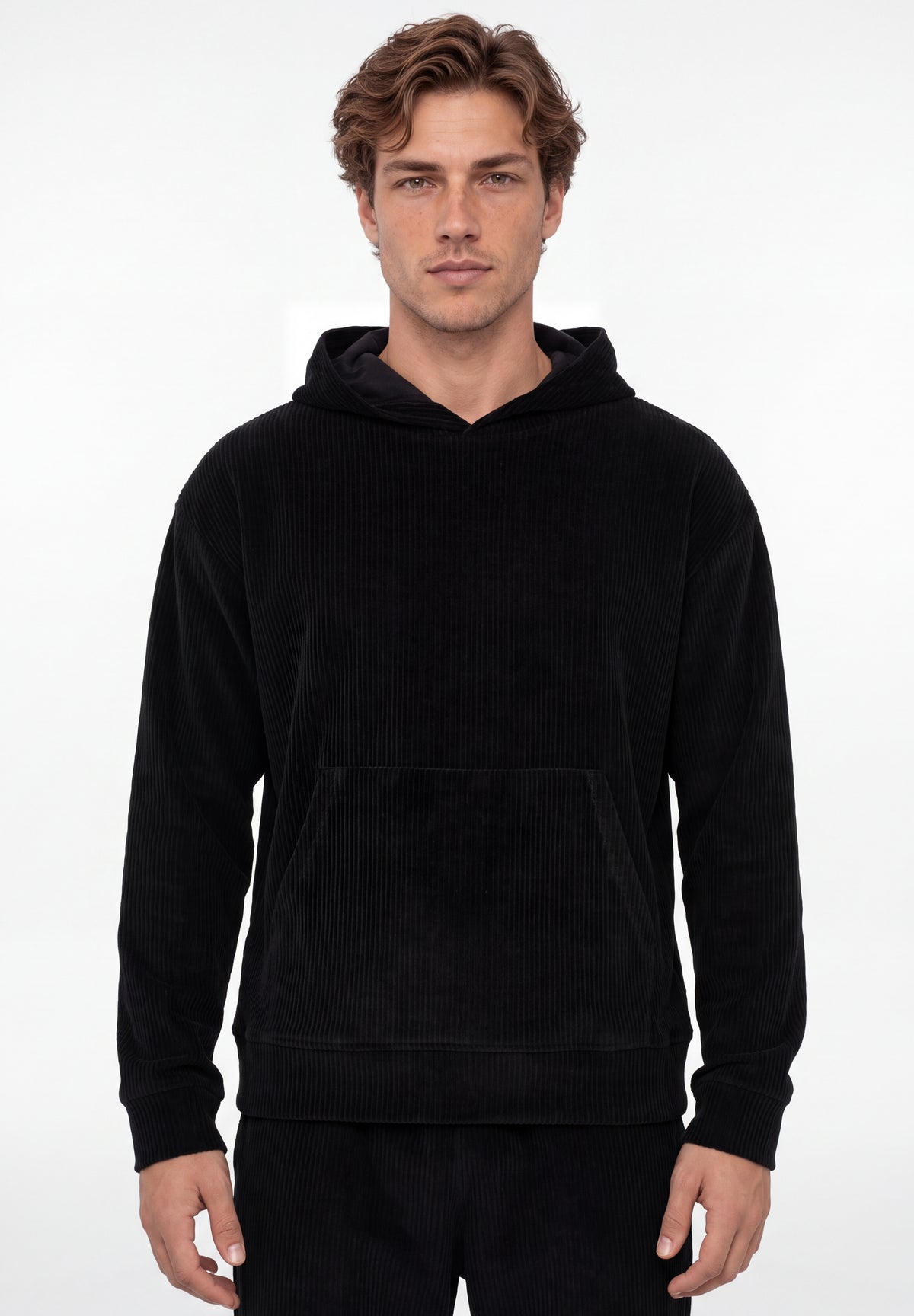 Cord-Hoodie aus Bio-Baumwolle