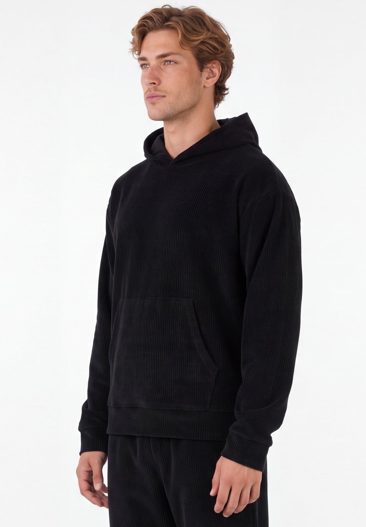 Cord-Hoodie aus Bio-Baumwolle