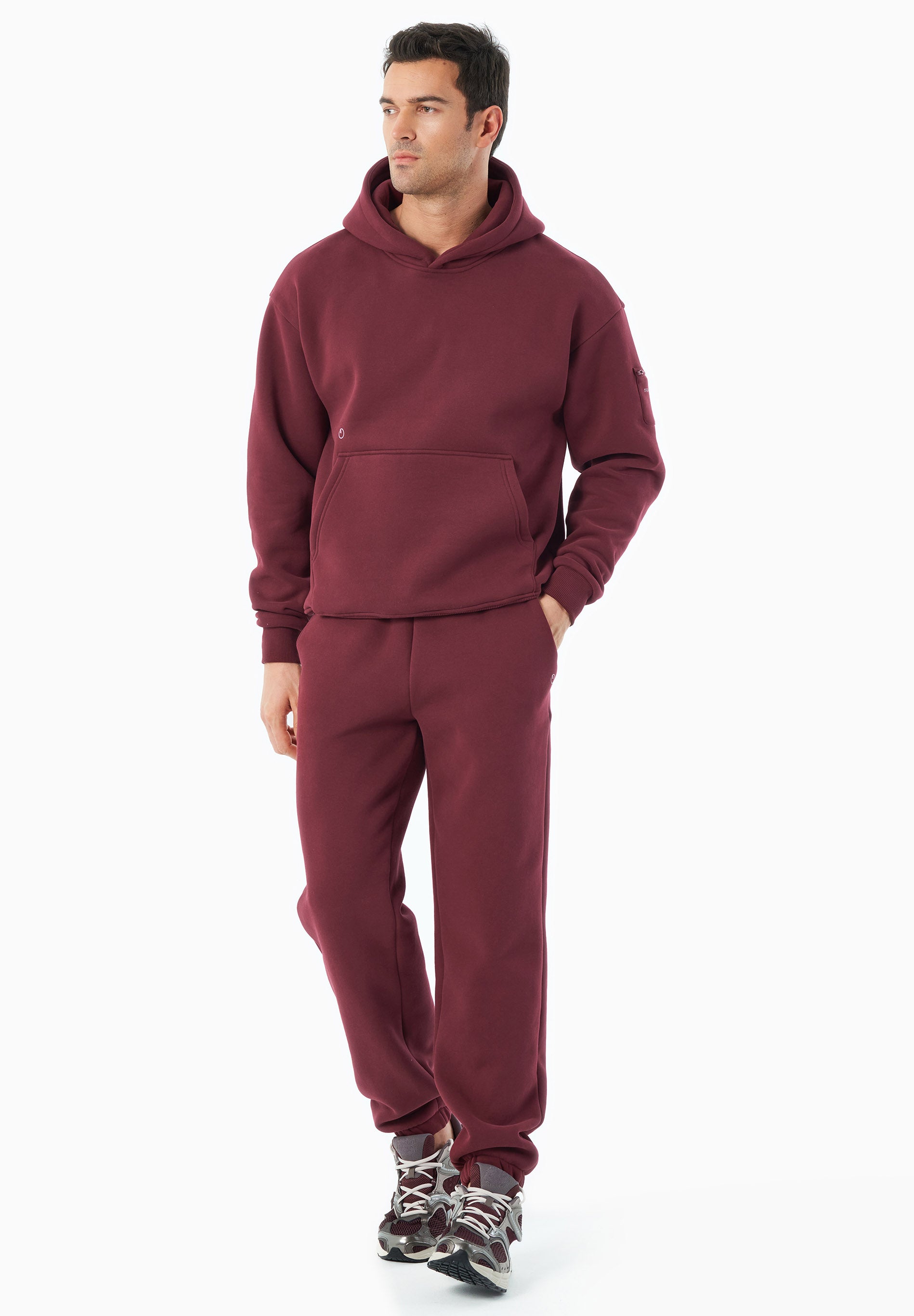 HARVINN | Essentials Travel Unisex Hoodie aus Bio-Baumwolle und recyceltem Polyester