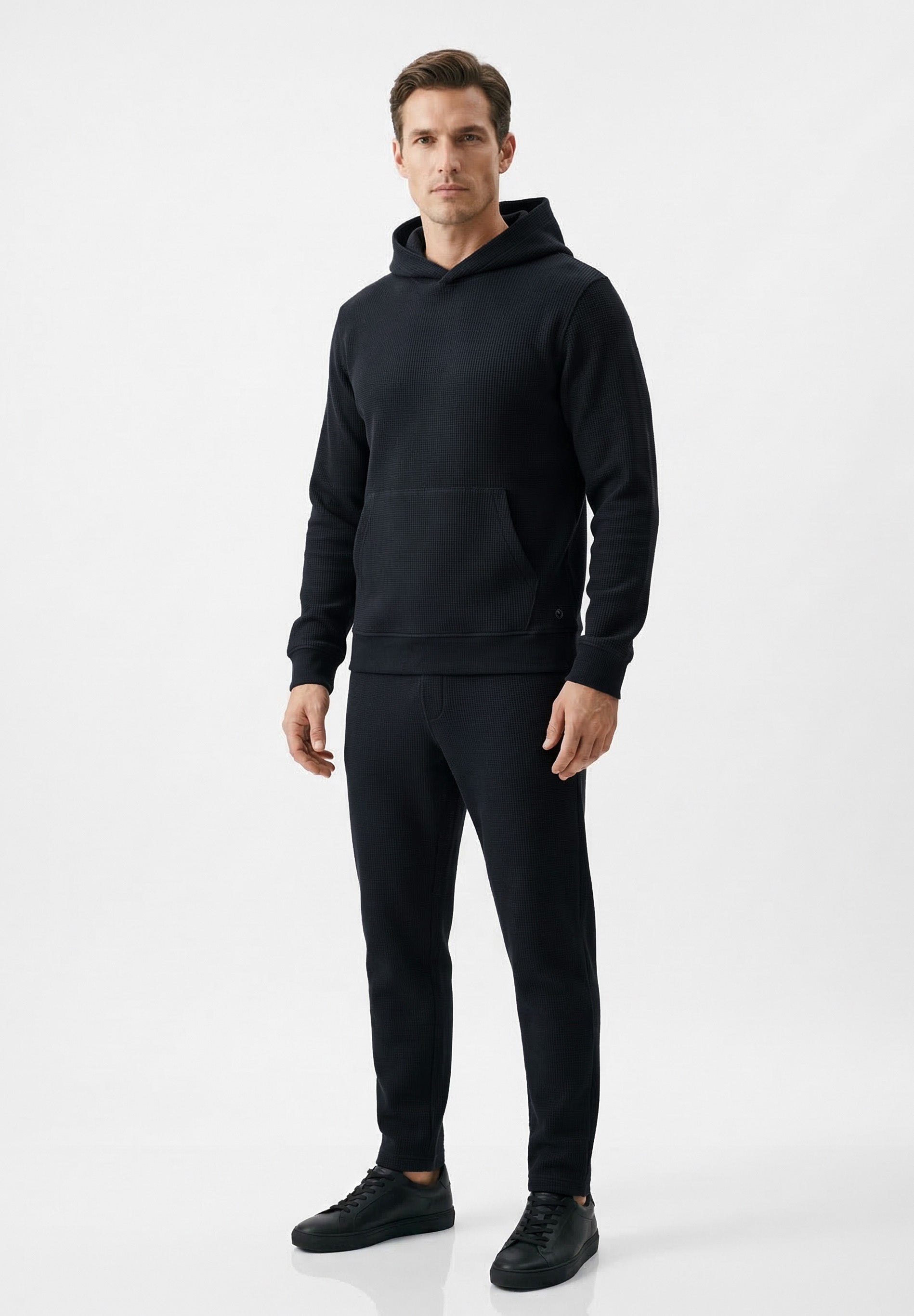 HECTORR | Waffel Hoodie aus Bio-Baumwolle & recyceltem Polyester