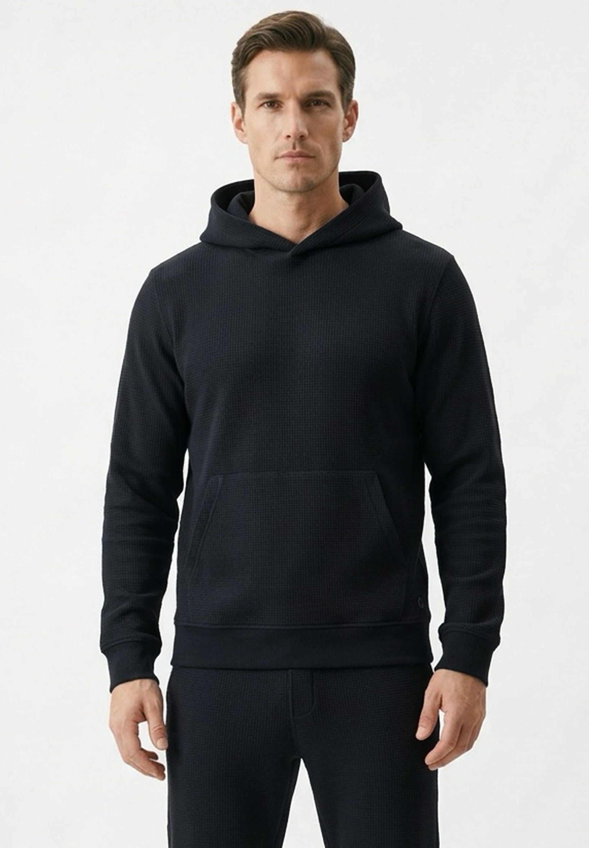 HECTORR | Waffel Hoodie aus Bio-Baumwolle & recyceltem Polyester