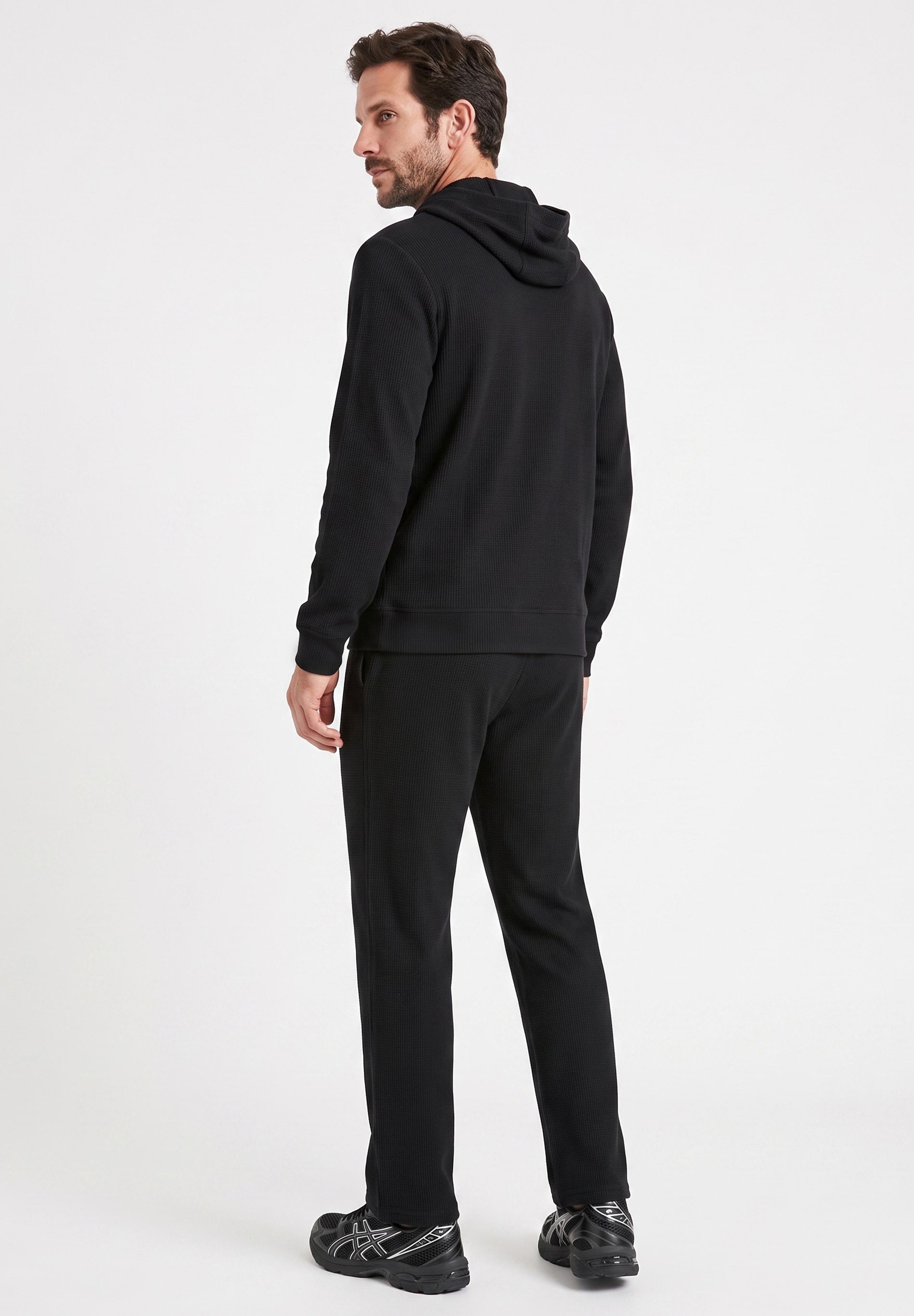 HECTORR | Waffel Hoodie aus Bio-Baumwolle & recyceltem Polyester