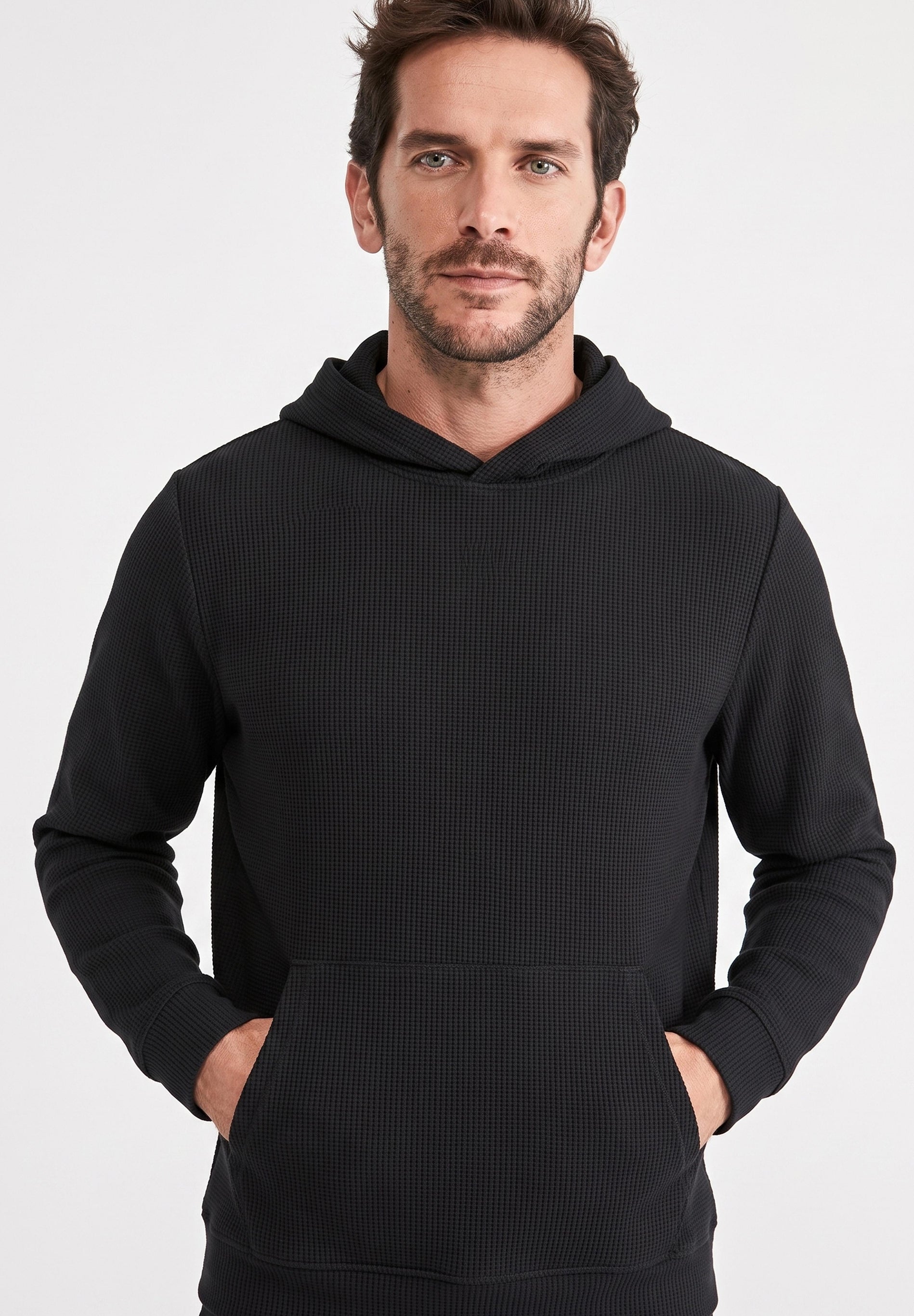 HECTORR | Waffel Hoodie aus Bio-Baumwolle & recyceltem Polyester