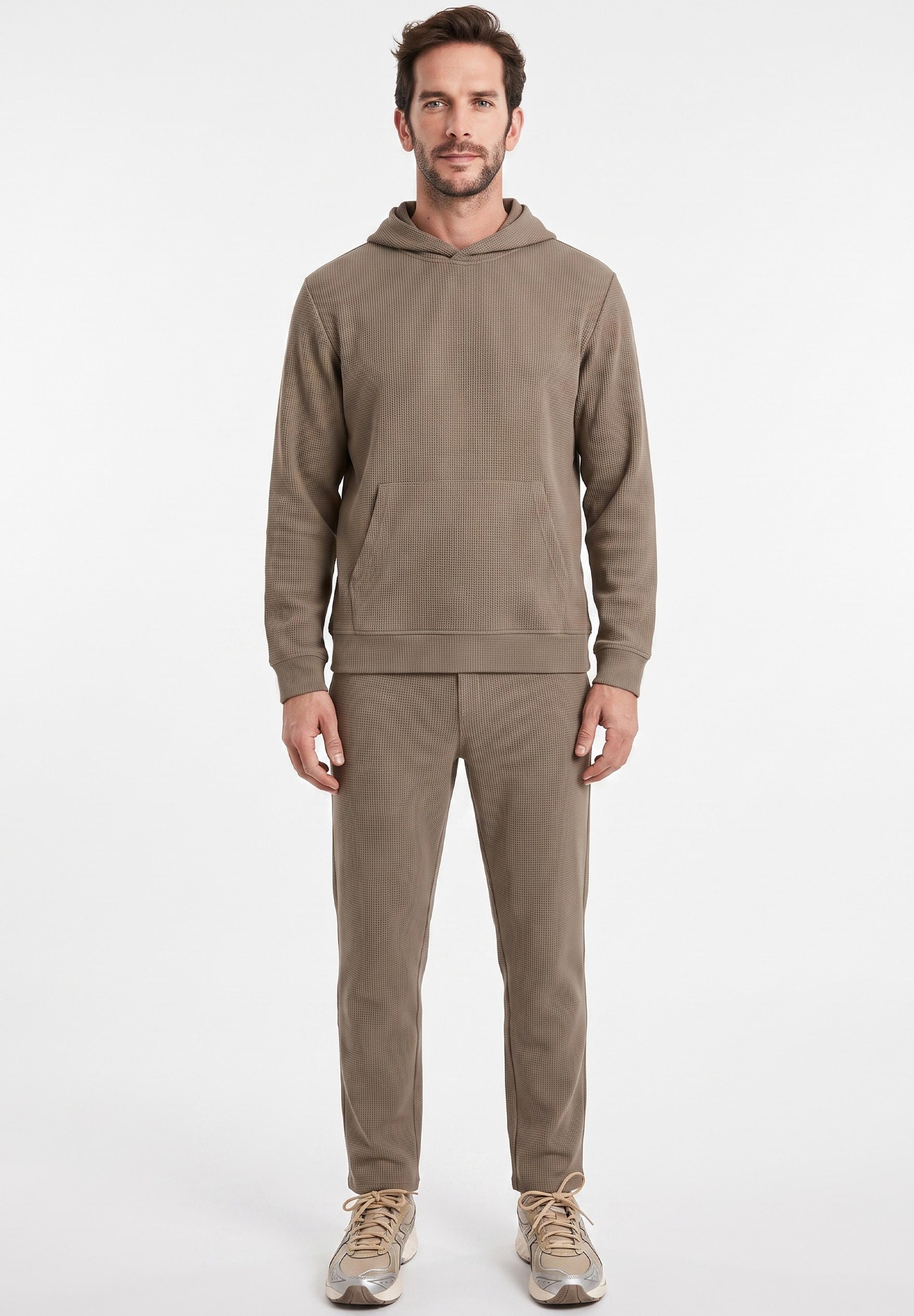 HECTORR | Waffel Hoodie aus Bio-Baumwolle & recyceltem Polyester