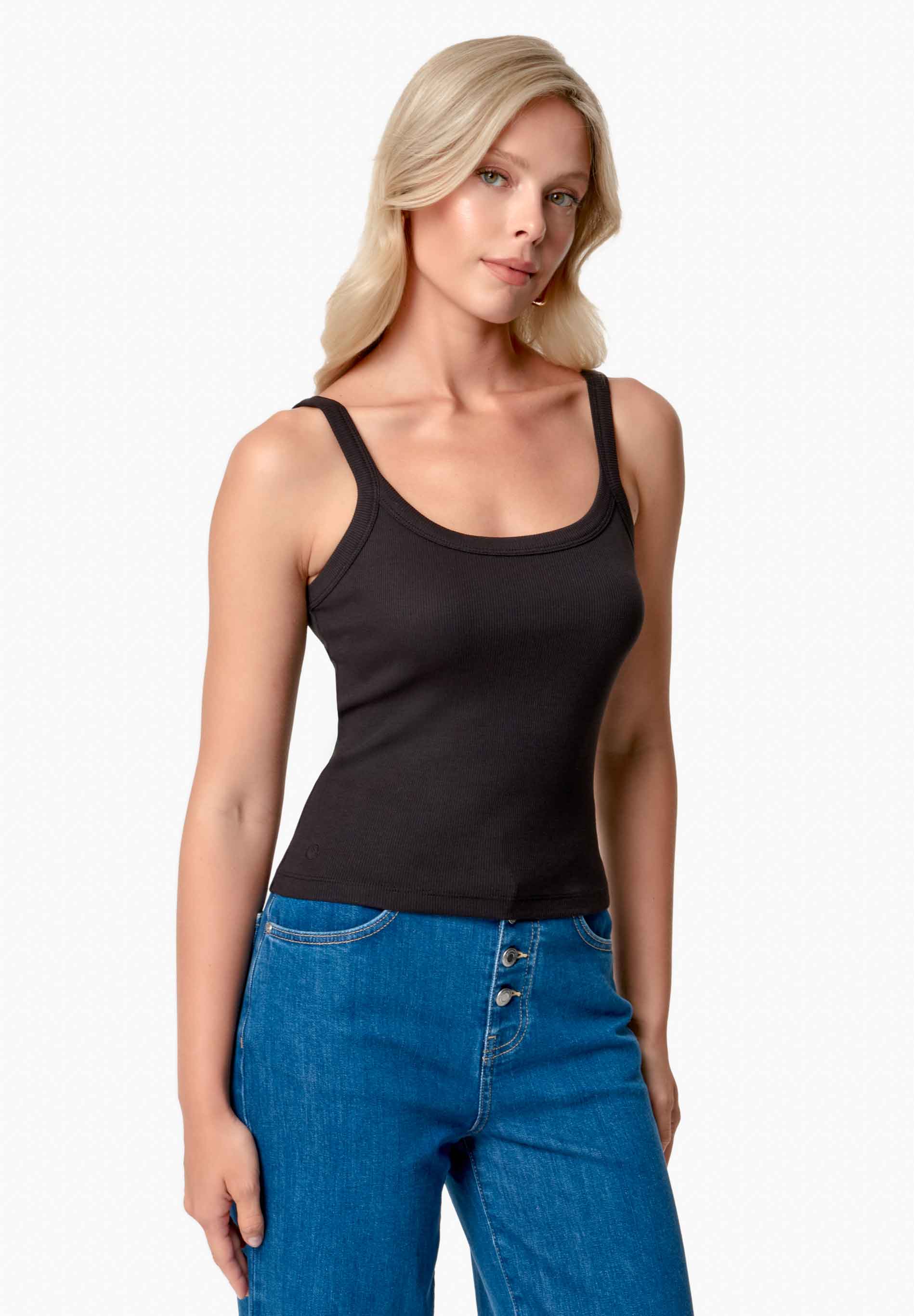 IPEEK | Ripp-Tanktop aus TENCEL™ Modal und Bio-Baumwolle
