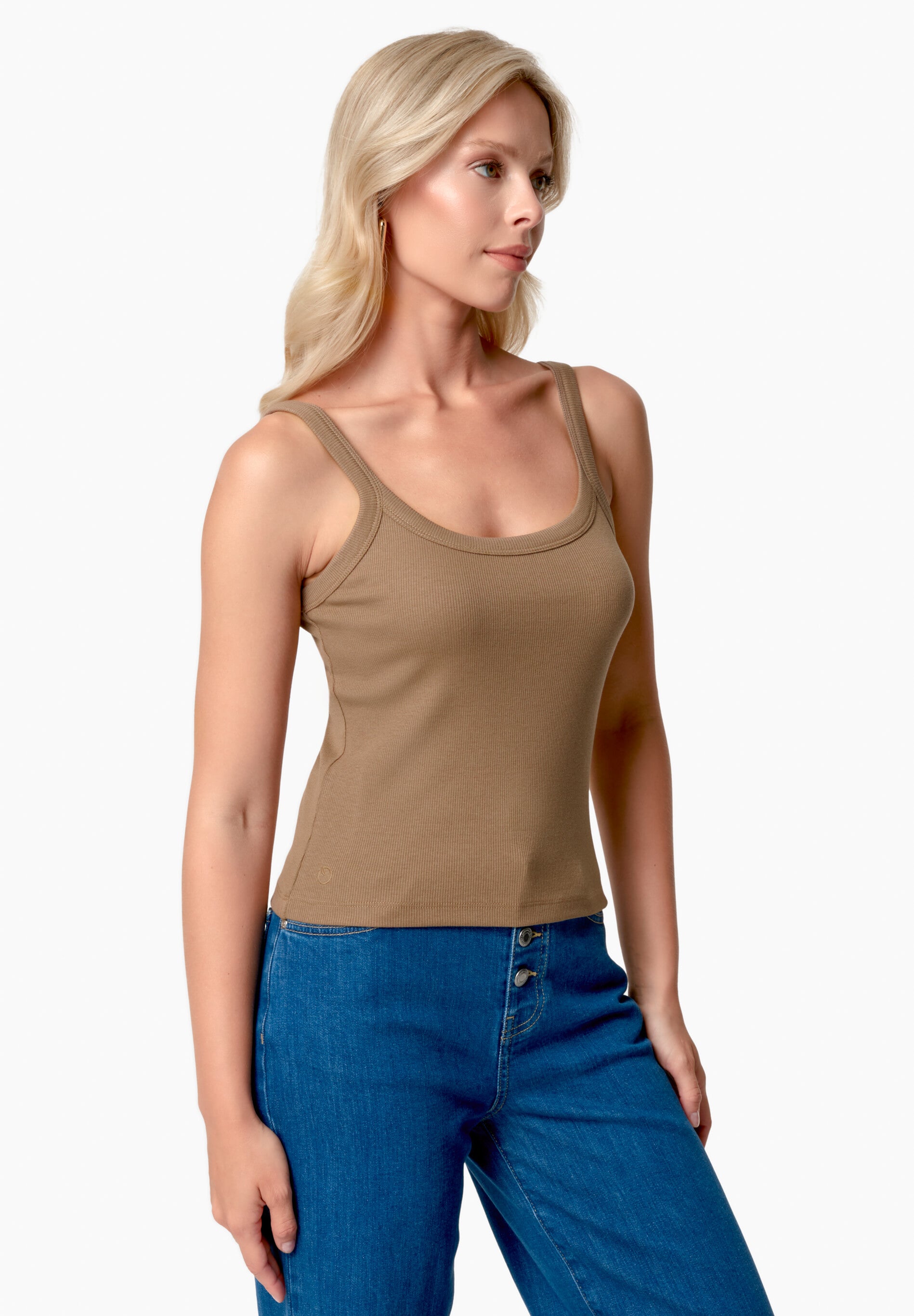 IPEEK | Ripp-Tanktop aus TENCEL™ Modal und Bio-Baumwolle