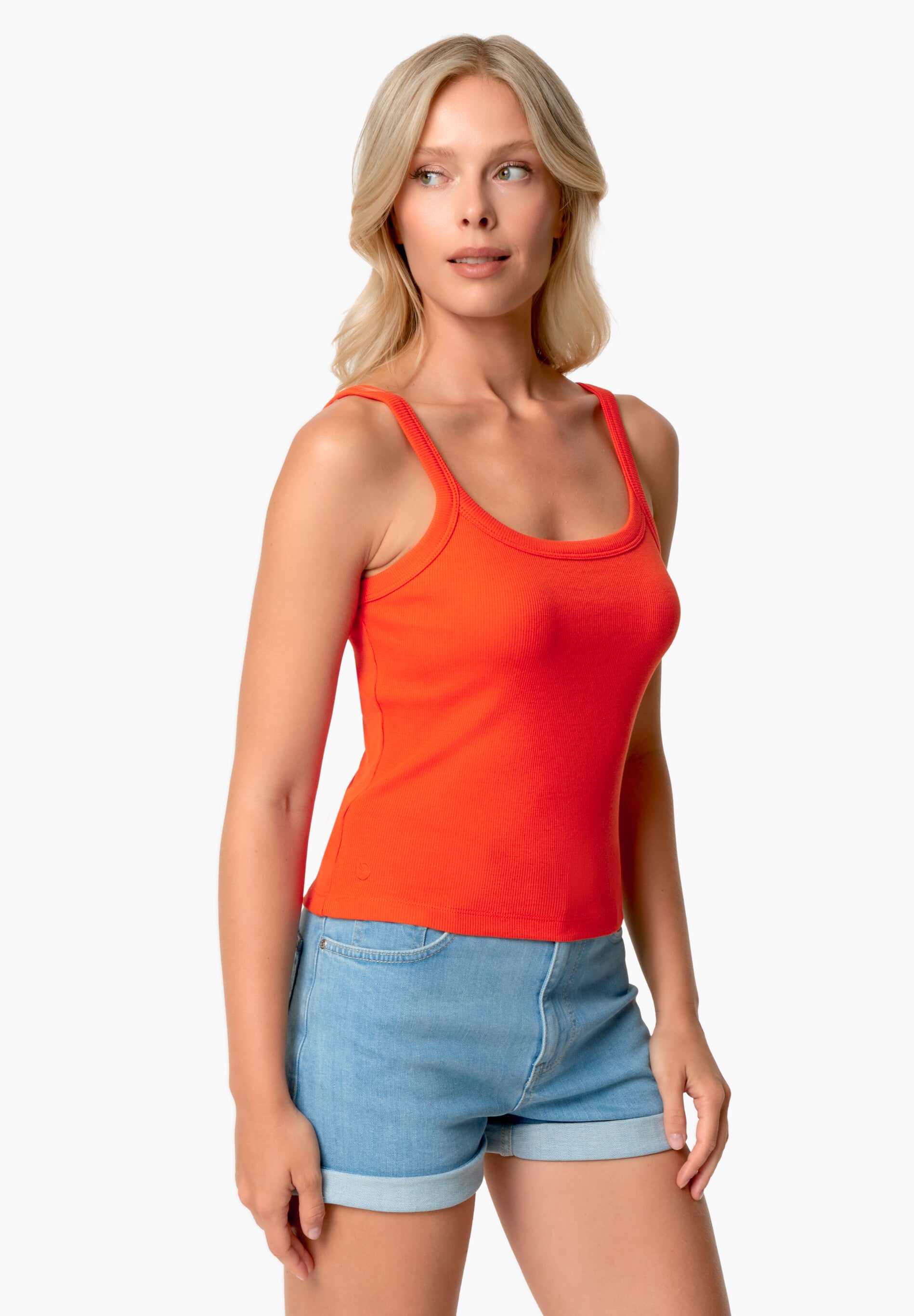 IPEEK | Ripp-Tanktop aus TENCEL™ Modal und Bio-Baumwolle