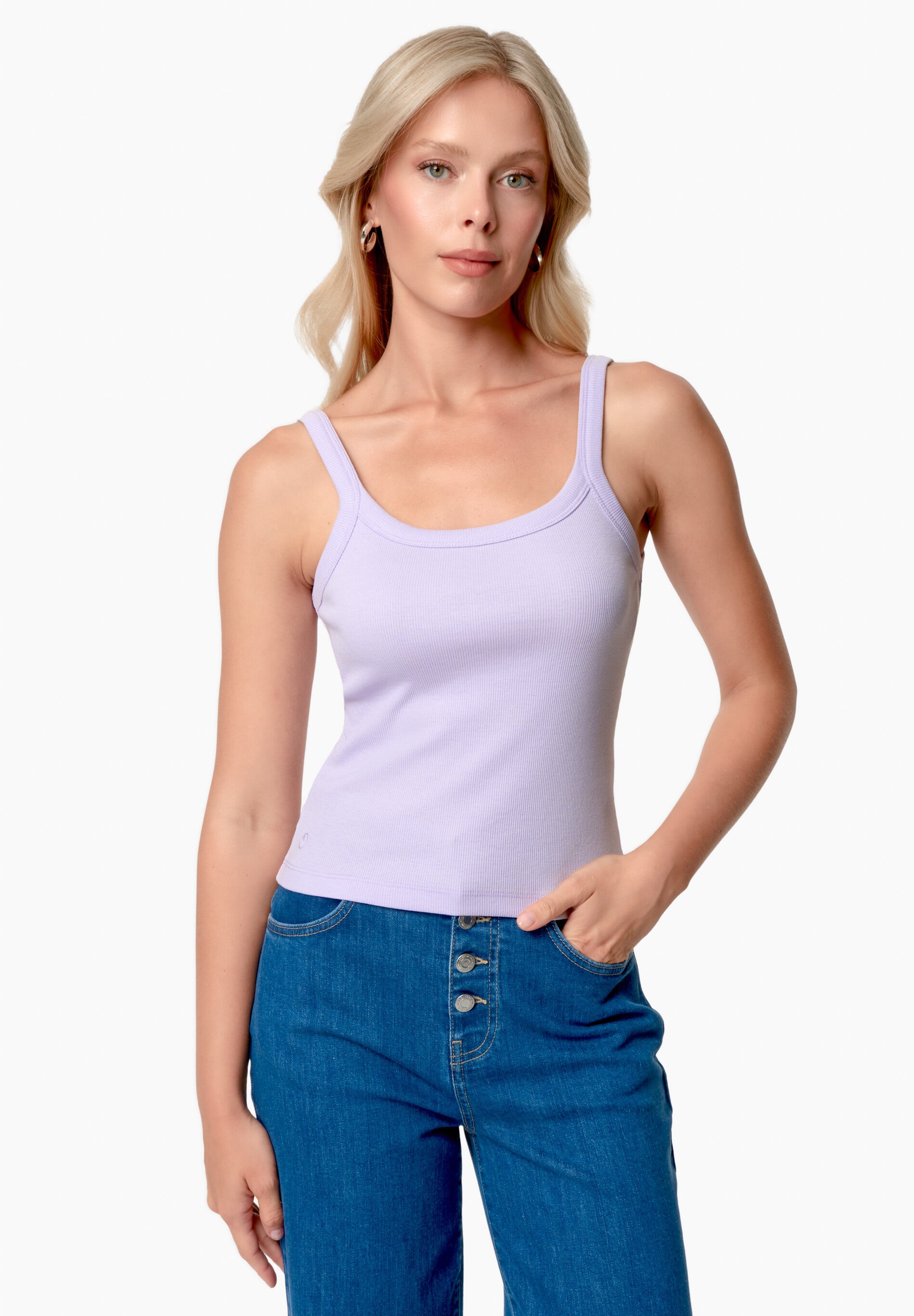 IPEEK | Ripp-Tanktop aus TENCEL™ Modal und Bio-Baumwolle
