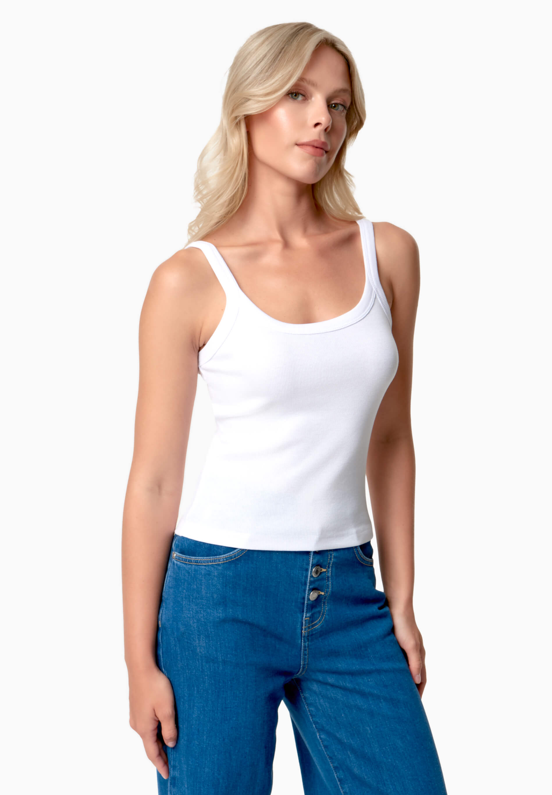 IPEEK | Ripp-Tanktop aus TENCEL™ Modal und Bio-Baumwolle