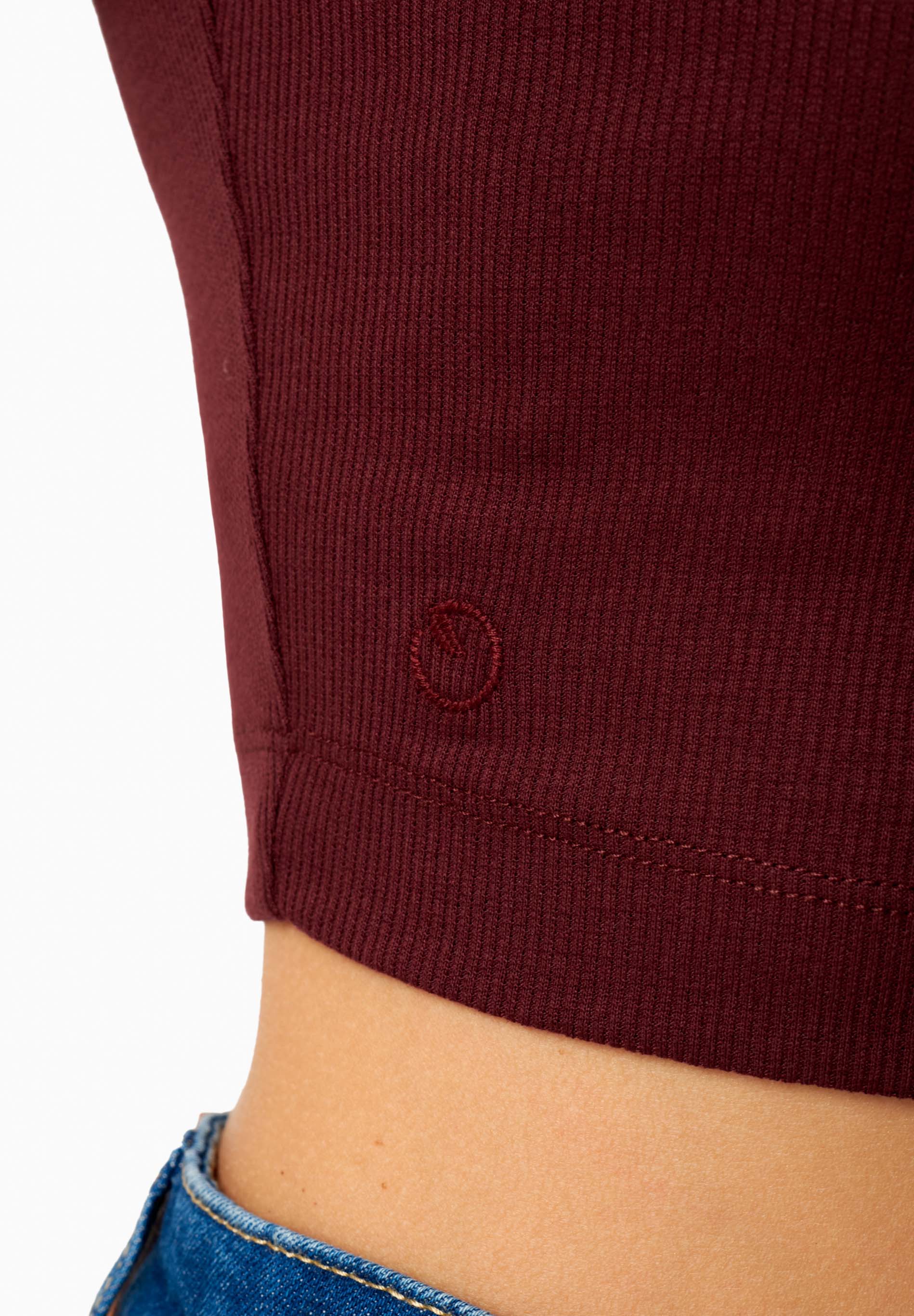 IRISS | Ripp-Crop-Top aus TENCEL™ Modal und Bio-Baumwolle
