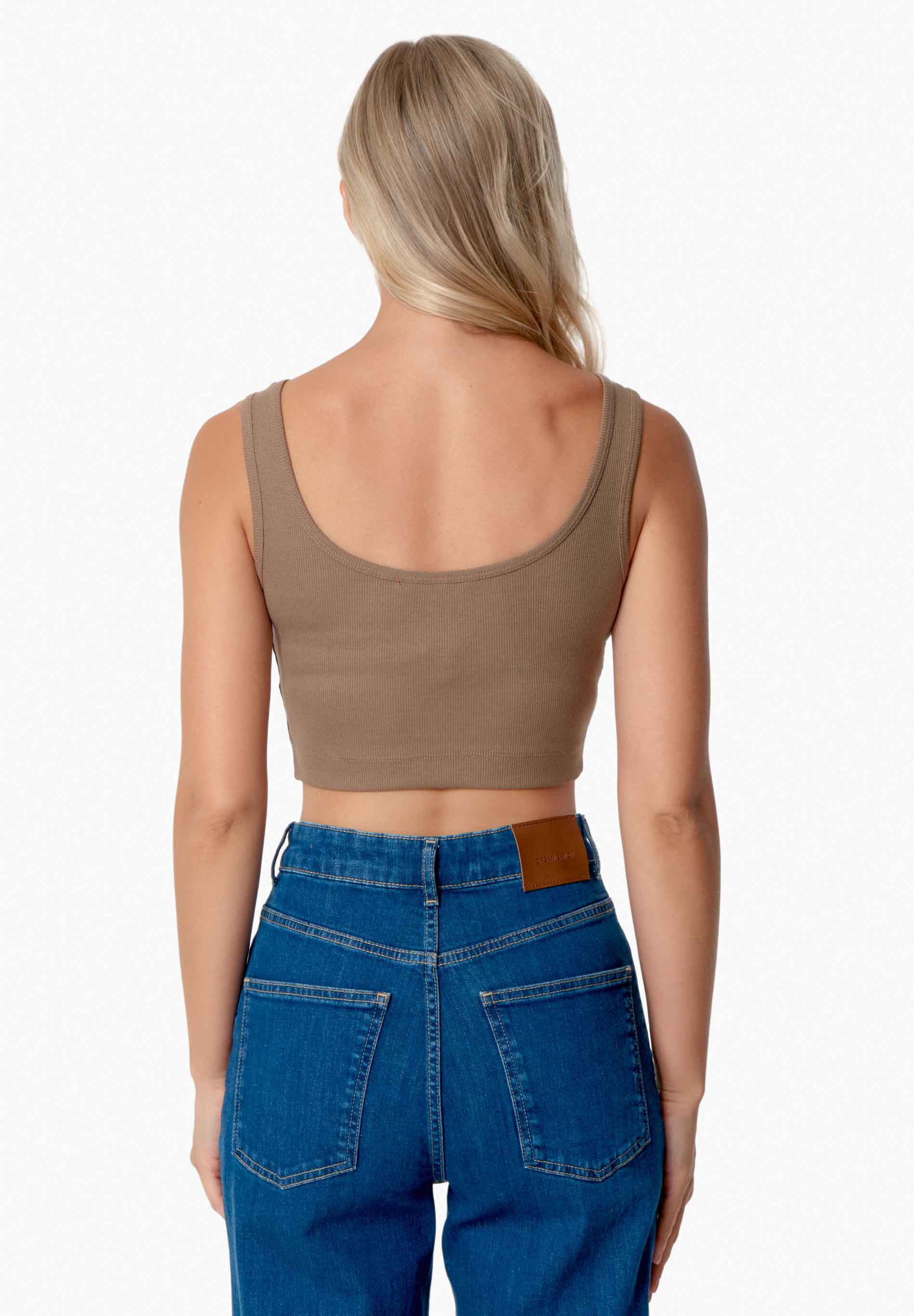 IRISS | Ripp-Crop-Top aus TENCEL™ Modal und Bio-Baumwolle