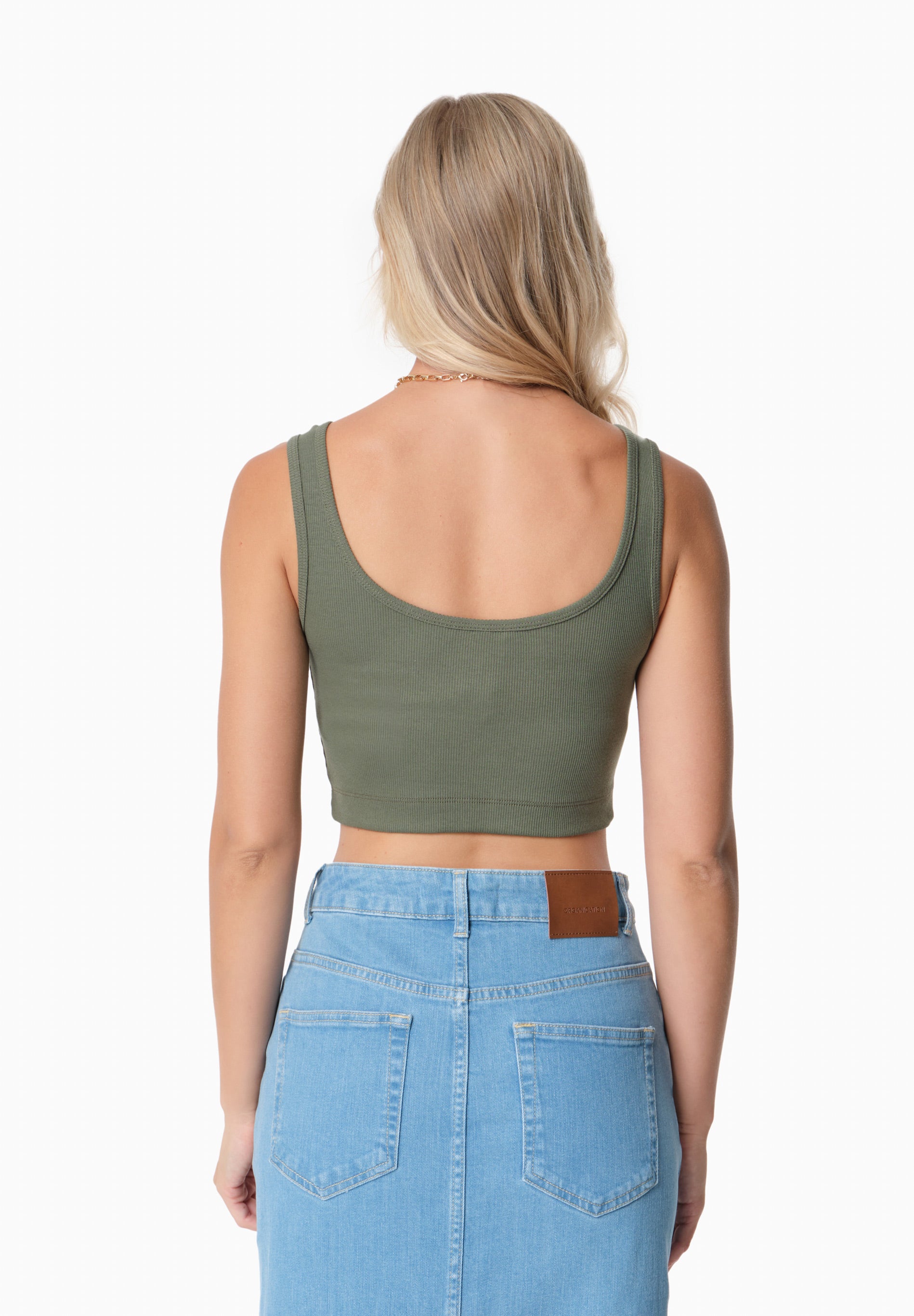 IRISS | Ripp-Crop-Top aus TENCEL™ Modal und Bio-Baumwolle