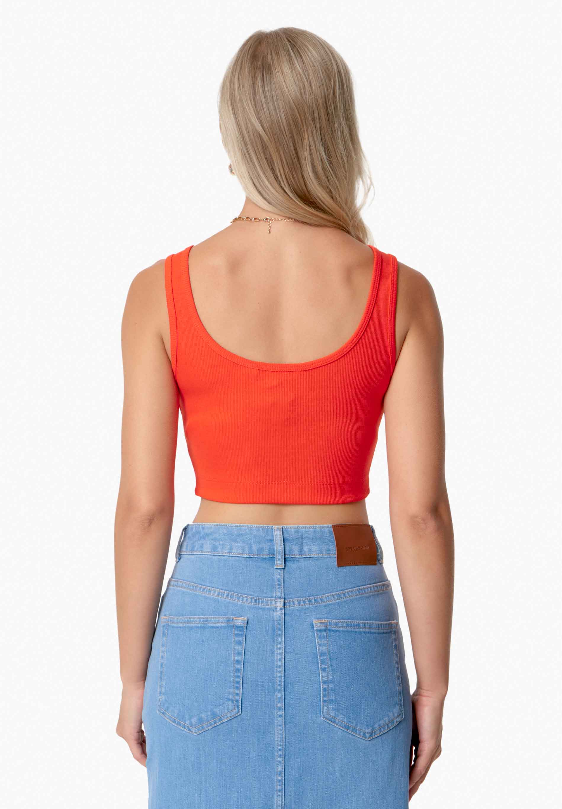 IRISS | Ripp-Crop-Top aus TENCEL™ Modal und Bio-Baumwolle