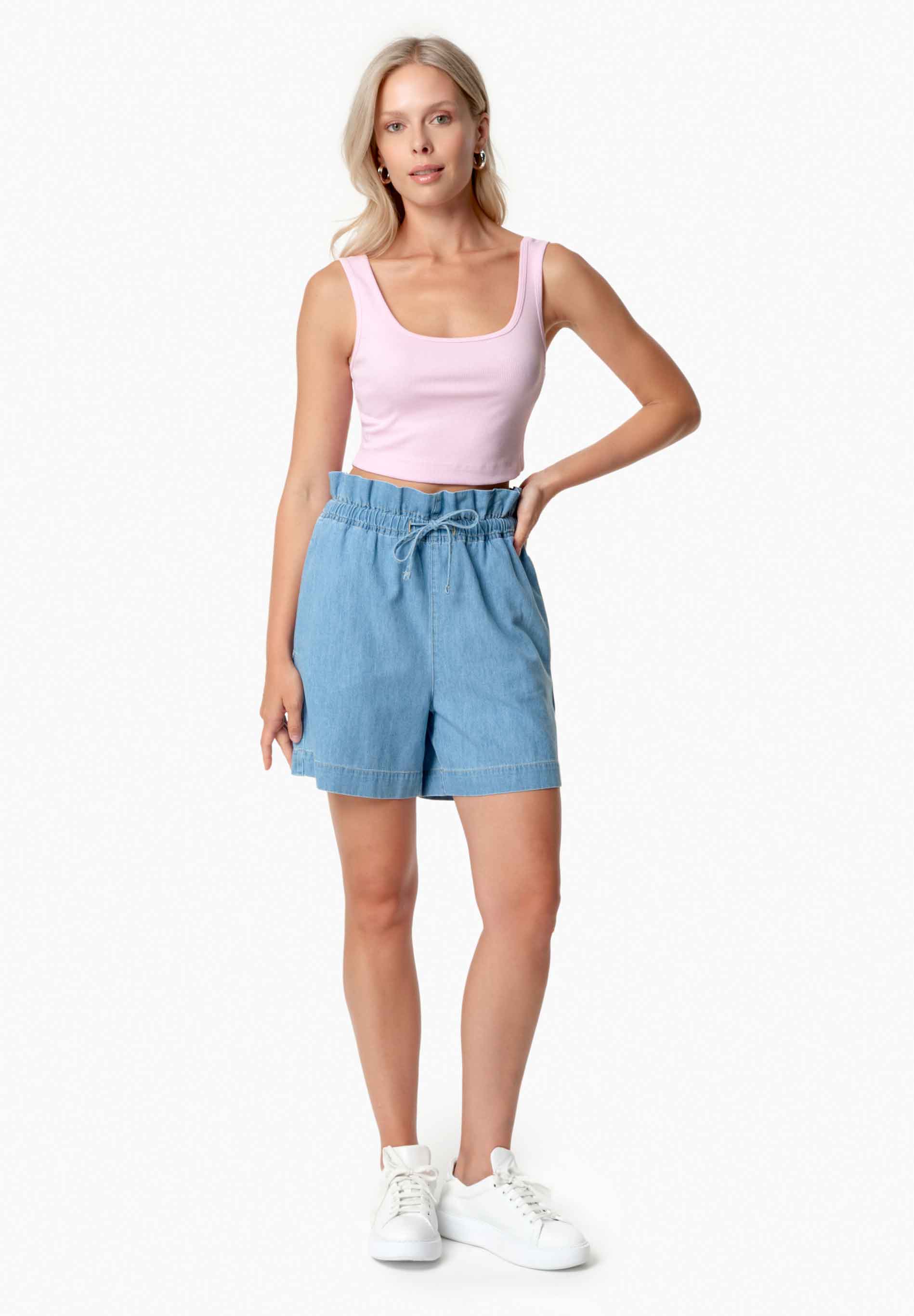 IRISS | Ripp-Crop-Top aus TENCEL™ Modal und Bio-Baumwolle