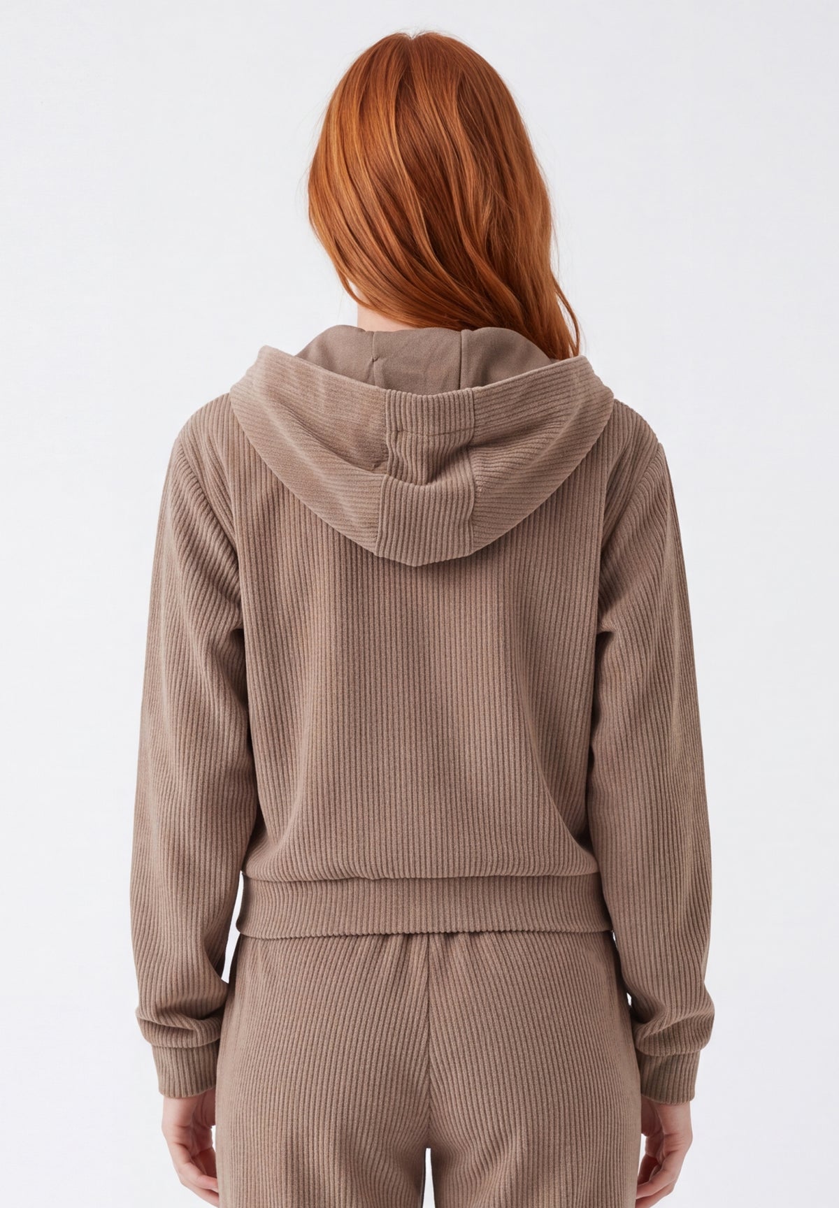 JAYYA | Cord-Sweatjacke aus Bio-Baumwolle