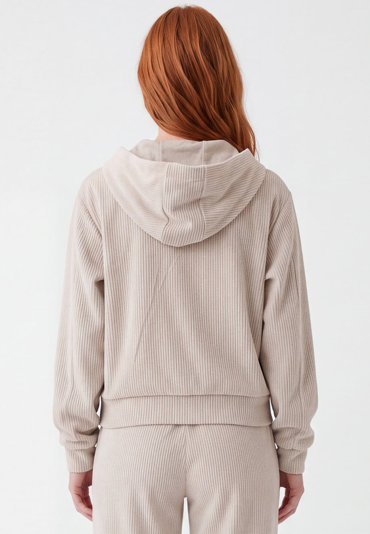 JAYYA | Cord-Sweatjacke aus Bio-Baumwolle