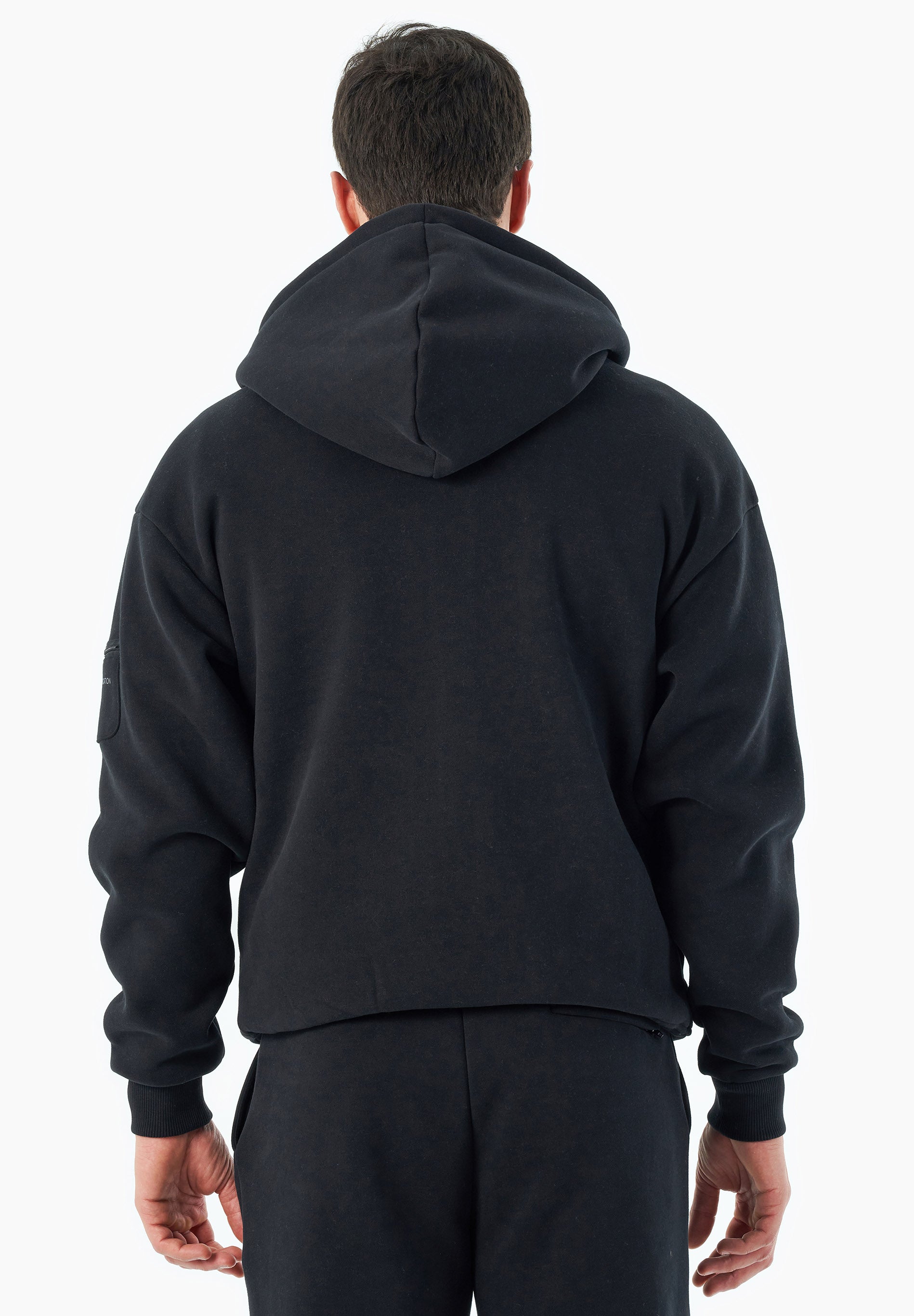 JENNA | Essentials Travel Unisex Full Zip-Hoodie aus Bio-Baumwolle und recyceltem Polyester