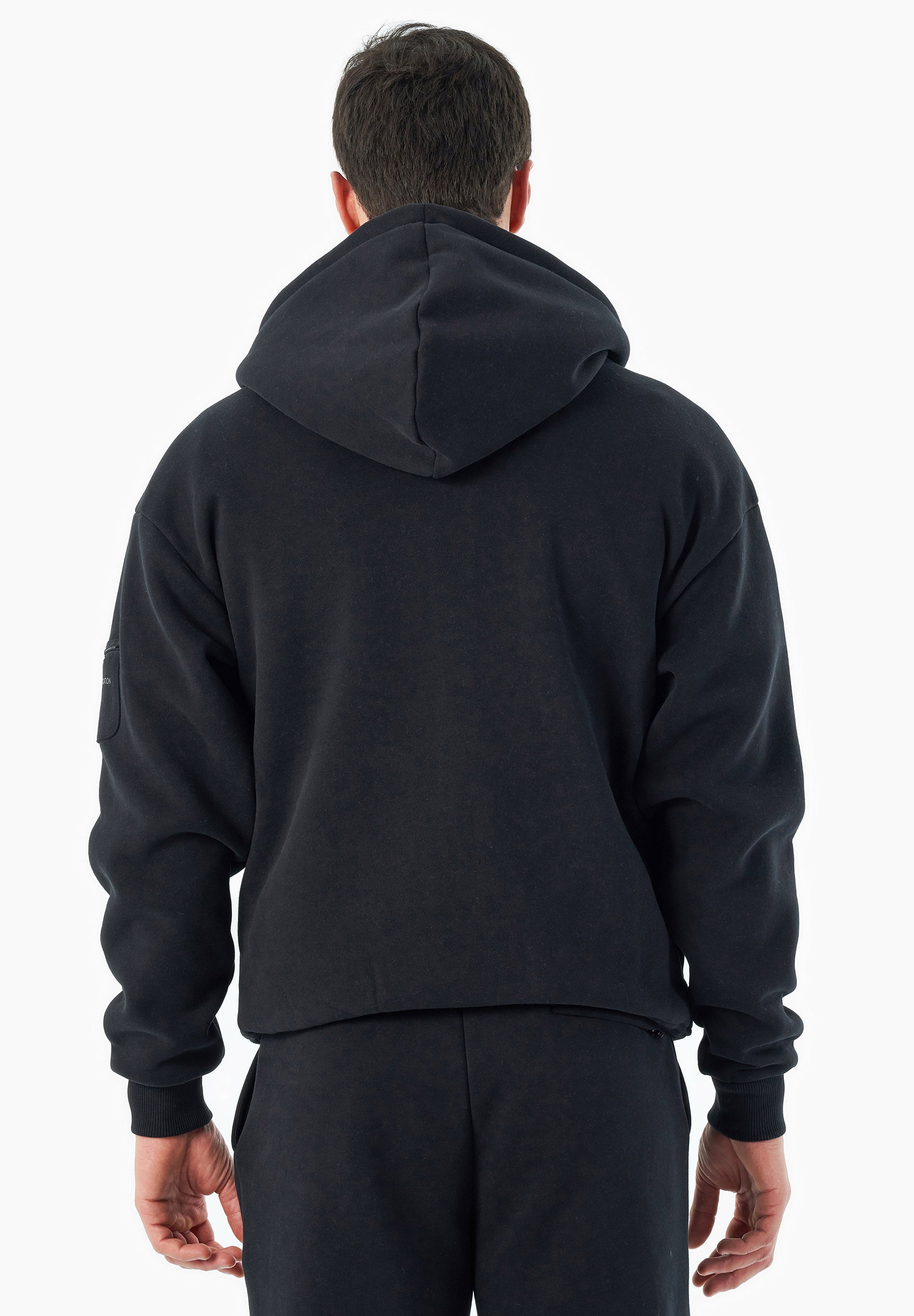 JENNA | Essentials Travel Unisex Full Zip-Hoodie aus Bio-Baumwolle und recyceltem Polyester