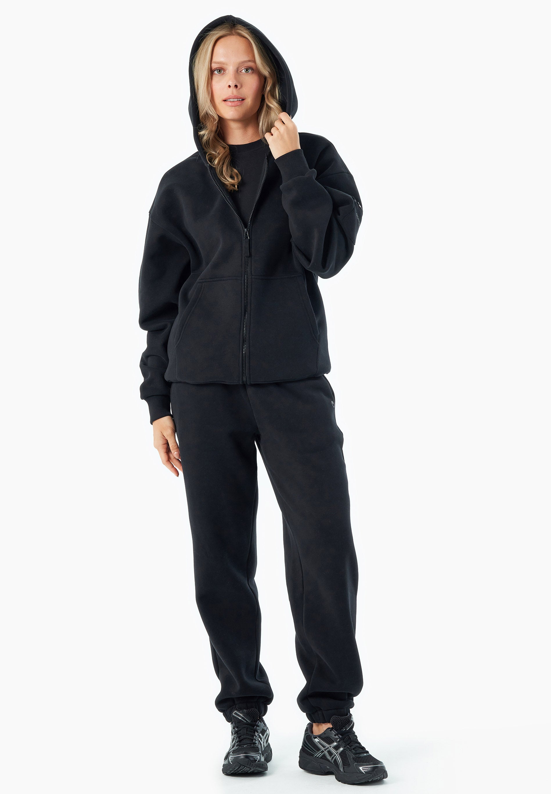 JENNA | Essentials Travel Unisex Full Zip-Hoodie aus Bio-Baumwolle und recyceltem Polyester
