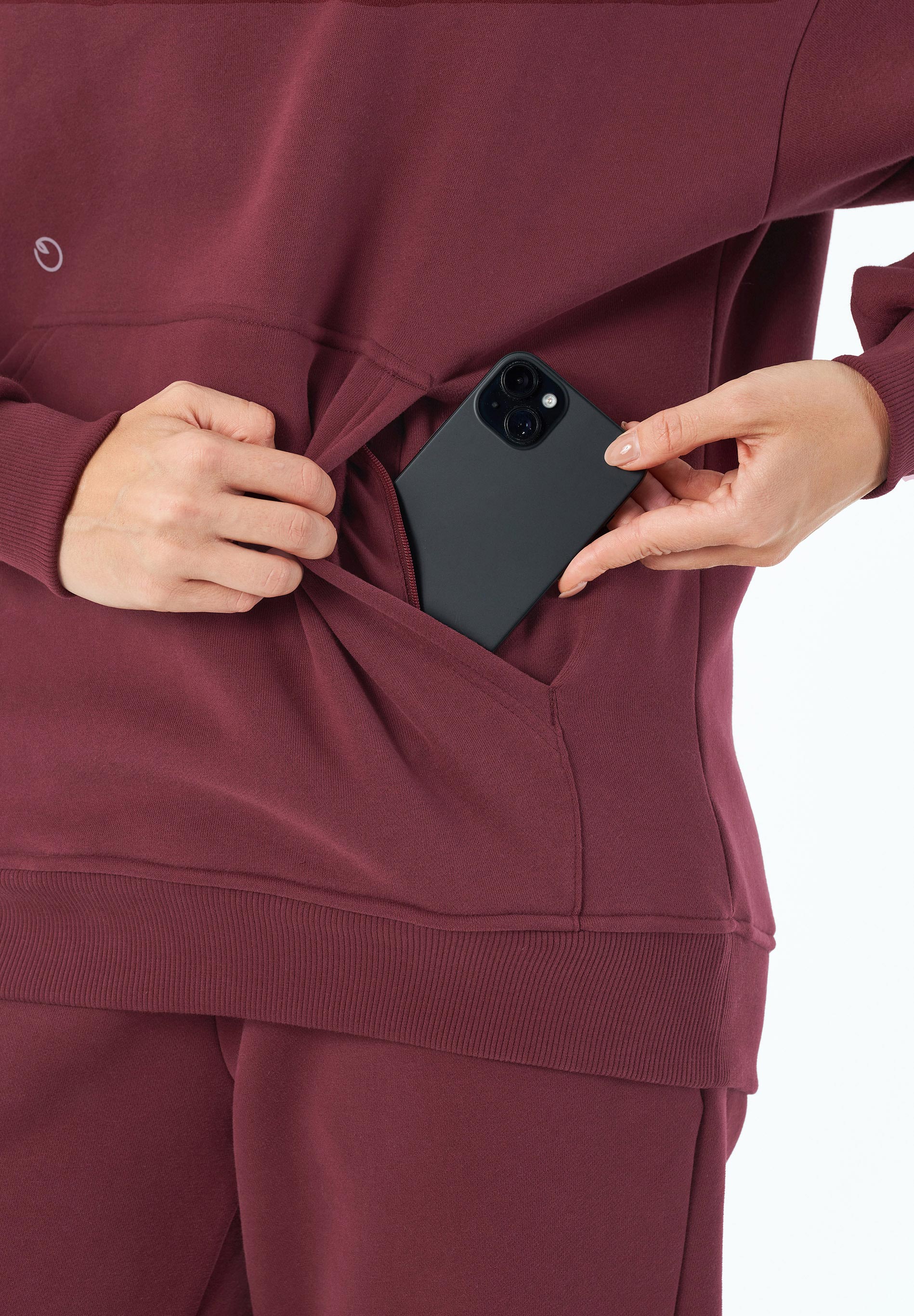 JENNA | Essentials Travel Unisex Full Zip-Hoodie aus Bio-Baumwolle und recyceltem Polyester