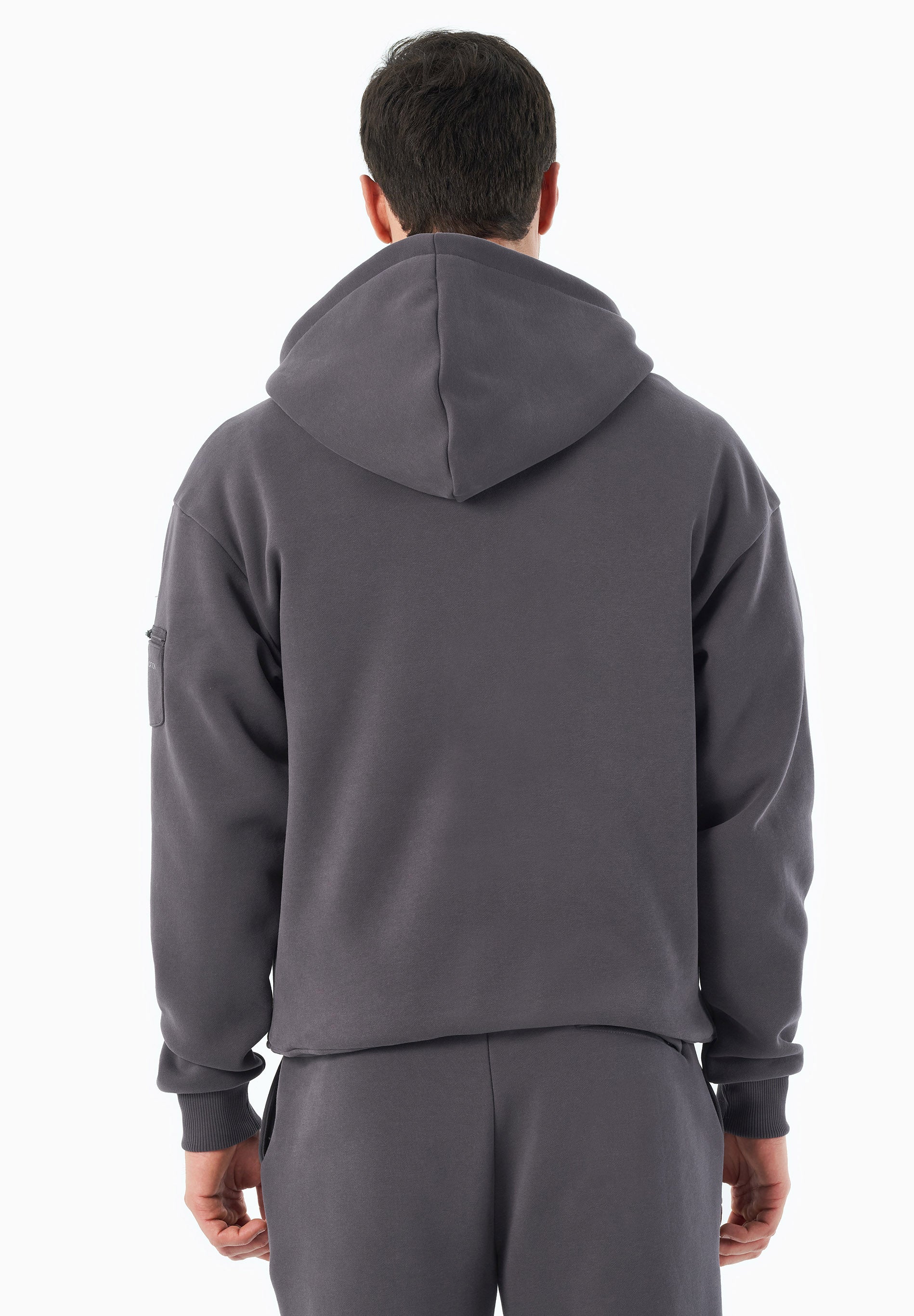 JENNA | Essentials Travel Unisex Full Zip-Hoodie aus Bio-Baumwolle und recyceltem Polyester