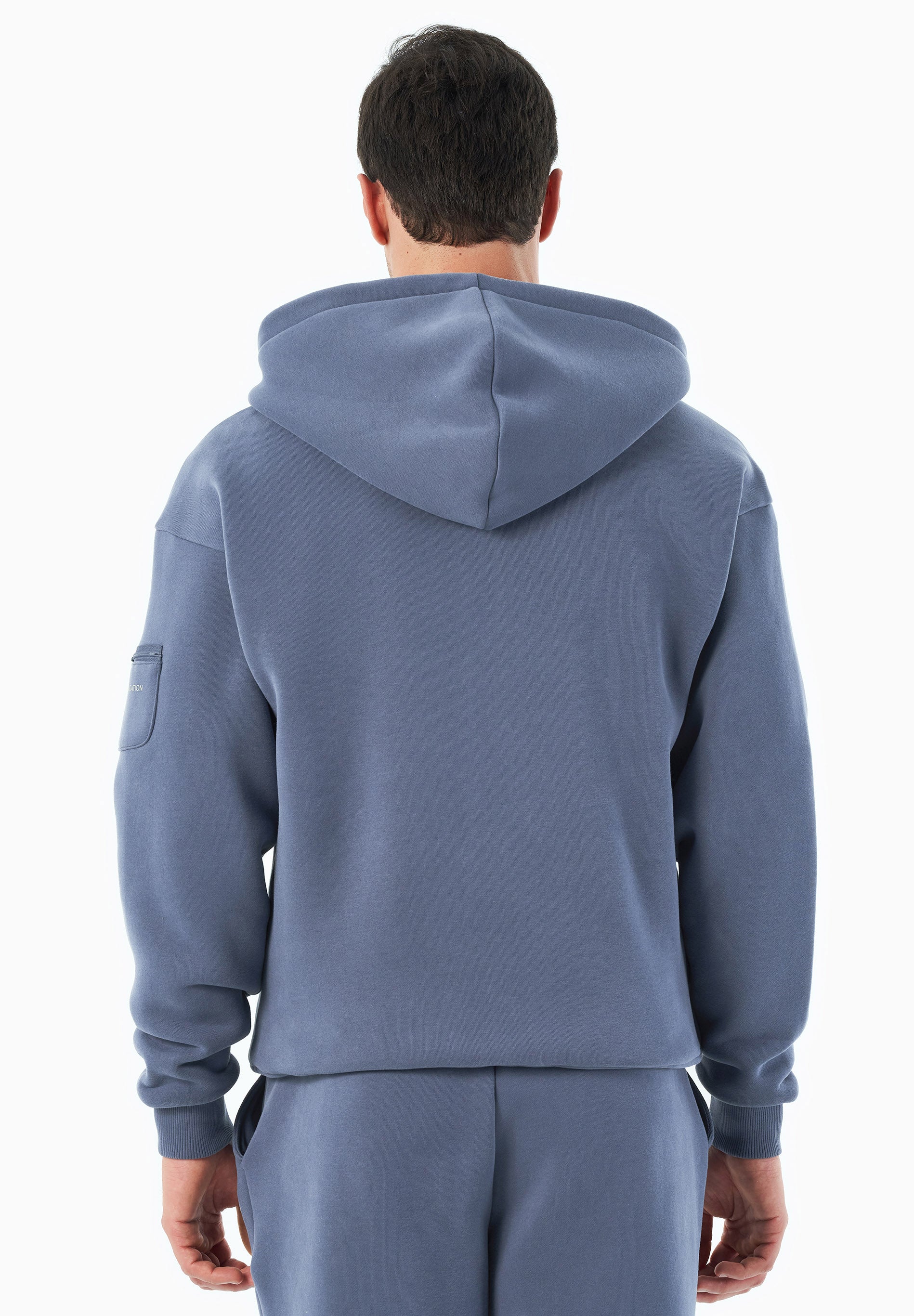 JENNA | Essentials Travel Unisex Full Zip-Hoodie aus Bio-Baumwolle und recyceltem Polyester