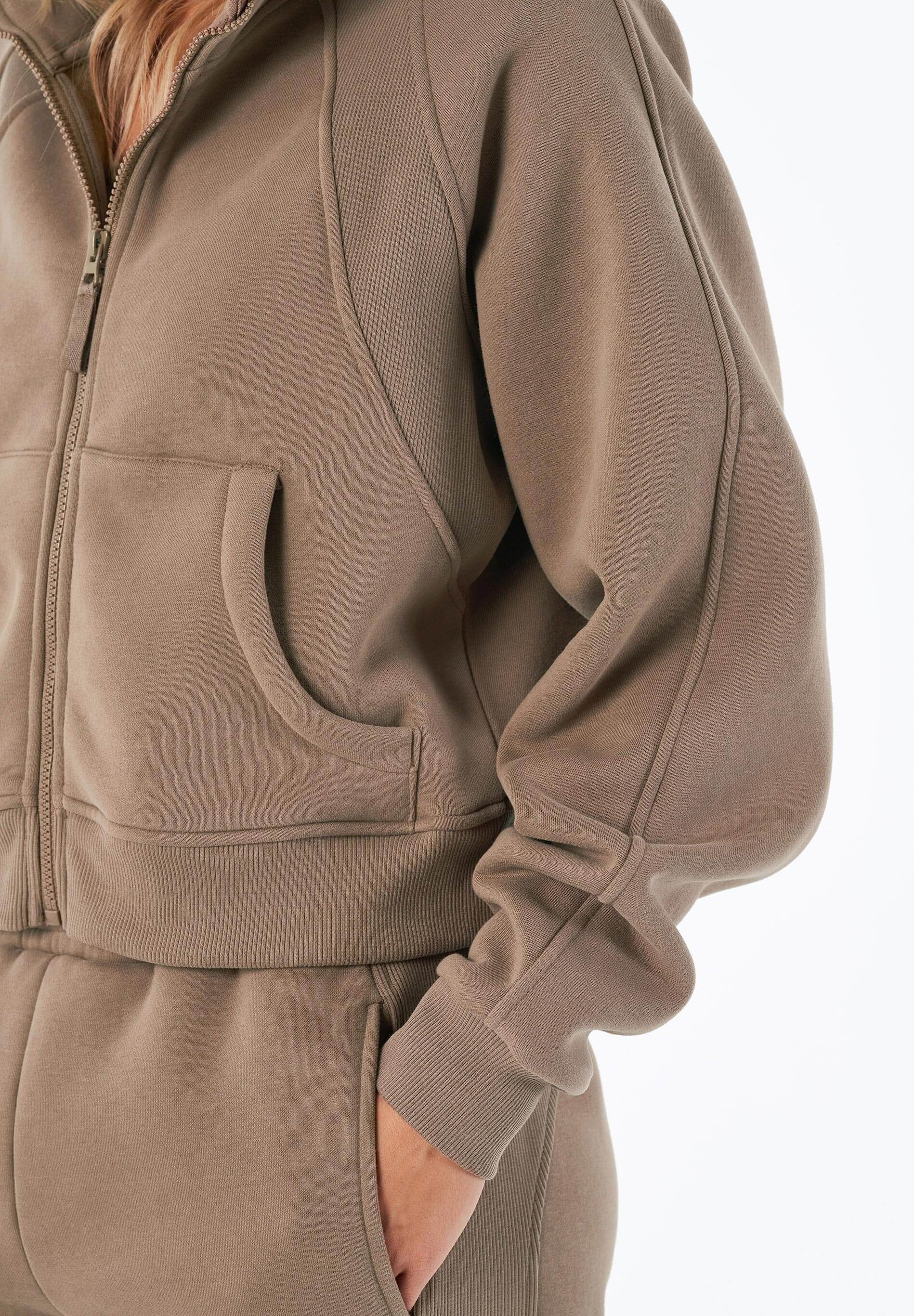 JODDY | Essentials Travel Full Zip-Hoodie aus Bio-Baumwolle und recyceltem Polyester