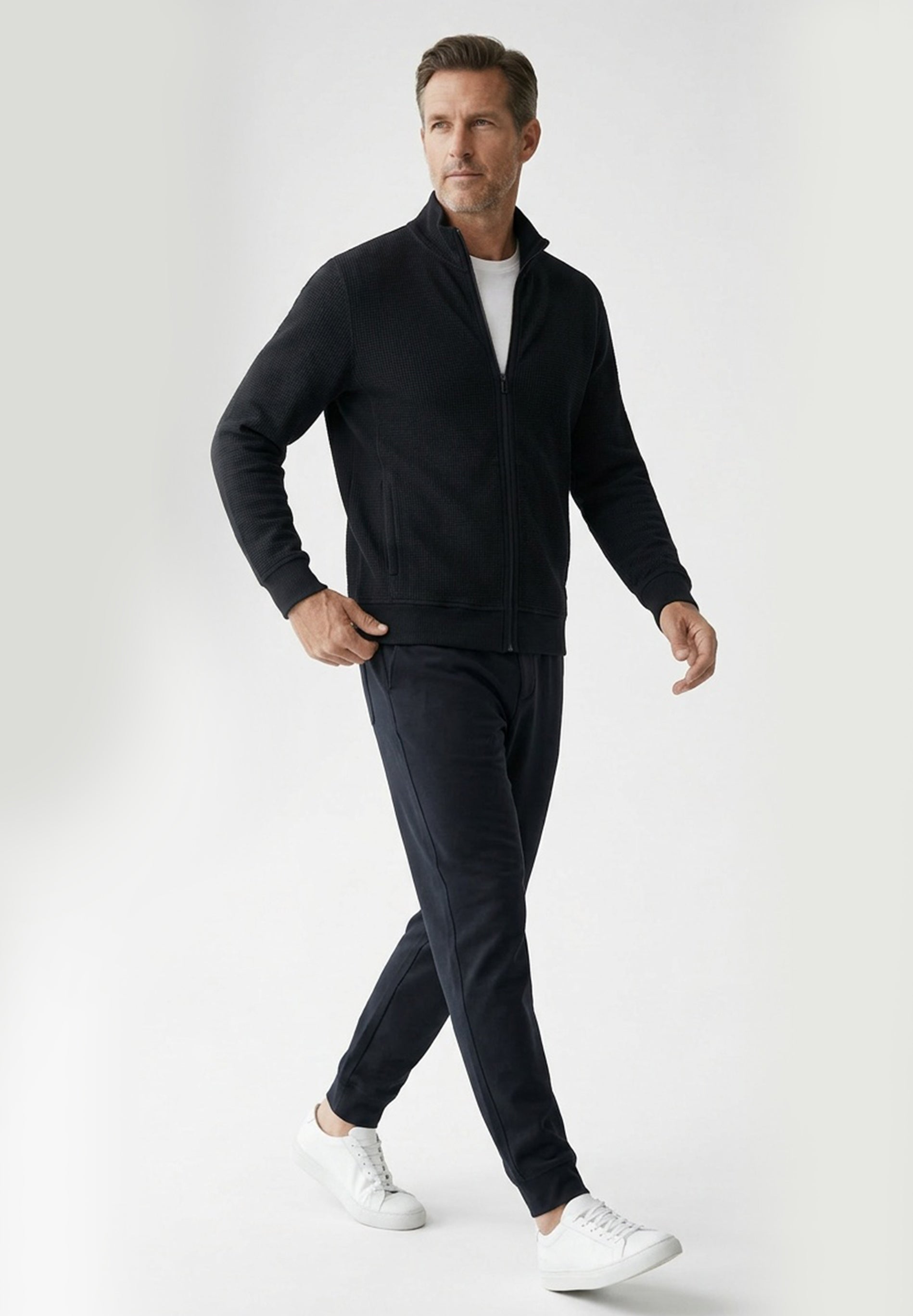 JORRIN | Waffel-Jacke aus Bio-Baumwolle & recyceltem Polyester