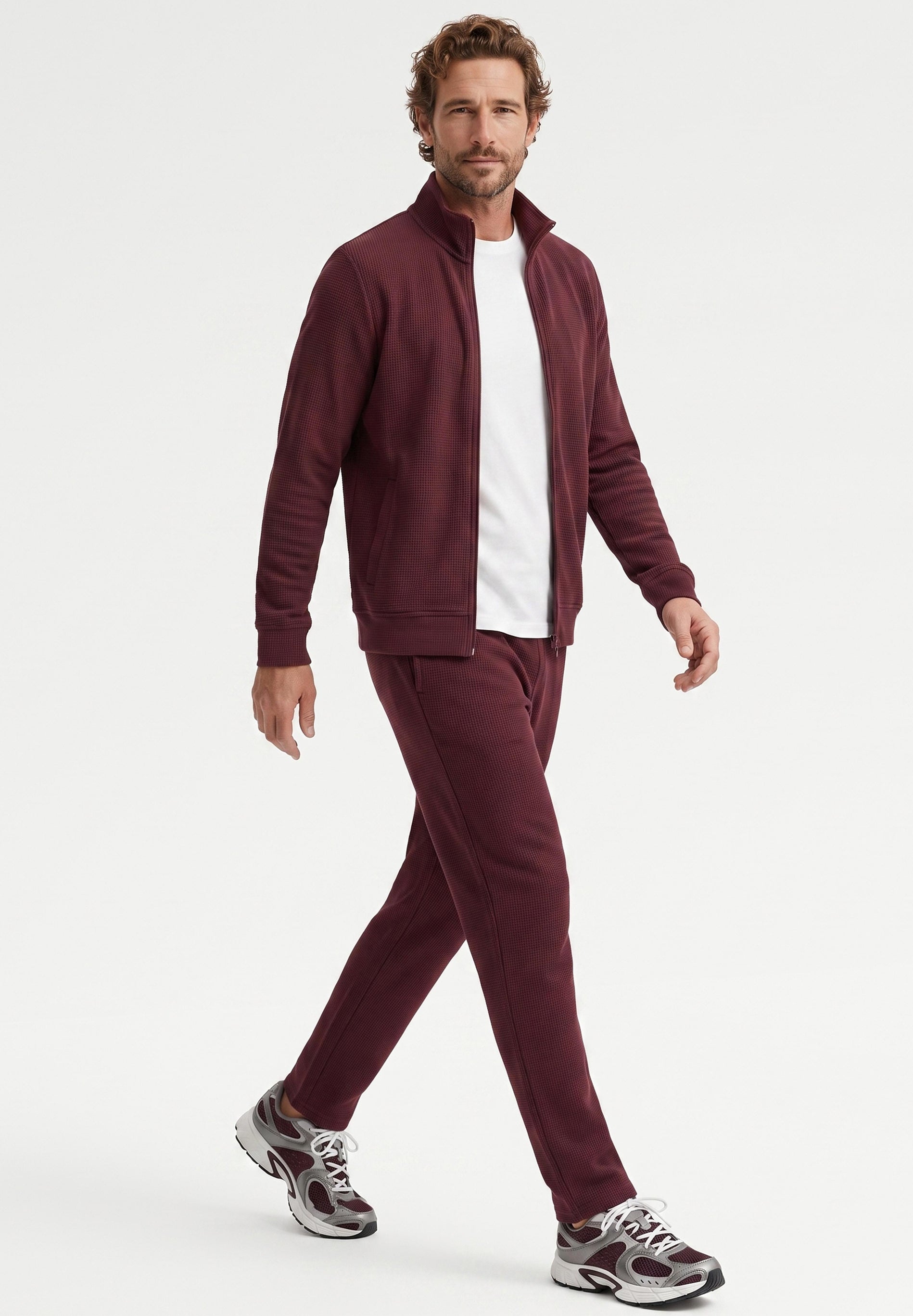 JORRIN | Waffel-Jacke aus Bio-Baumwolle & recyceltem Polyester