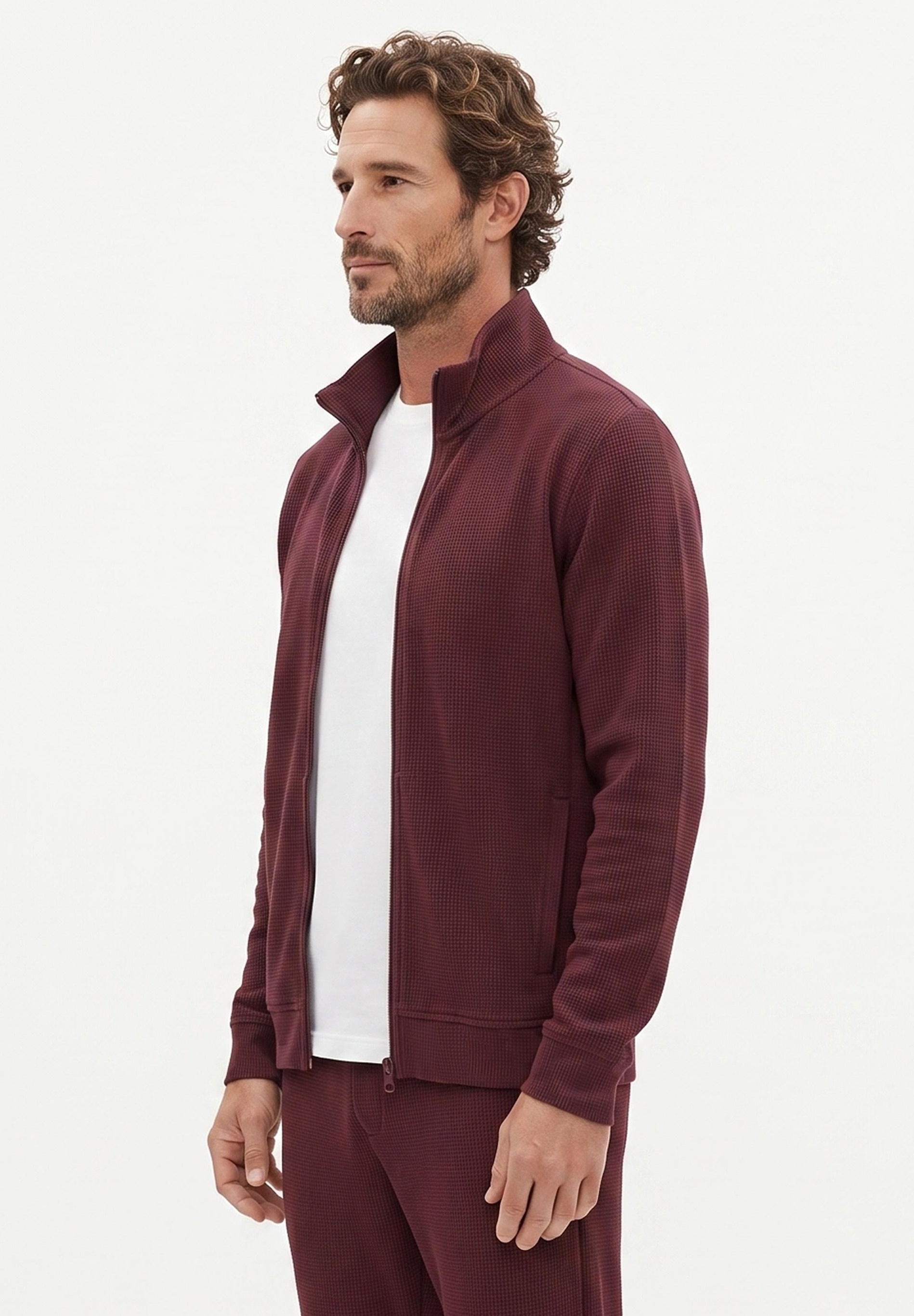 JORRIN | Waffel-Jacke aus Bio-Baumwolle & recyceltem Polyester