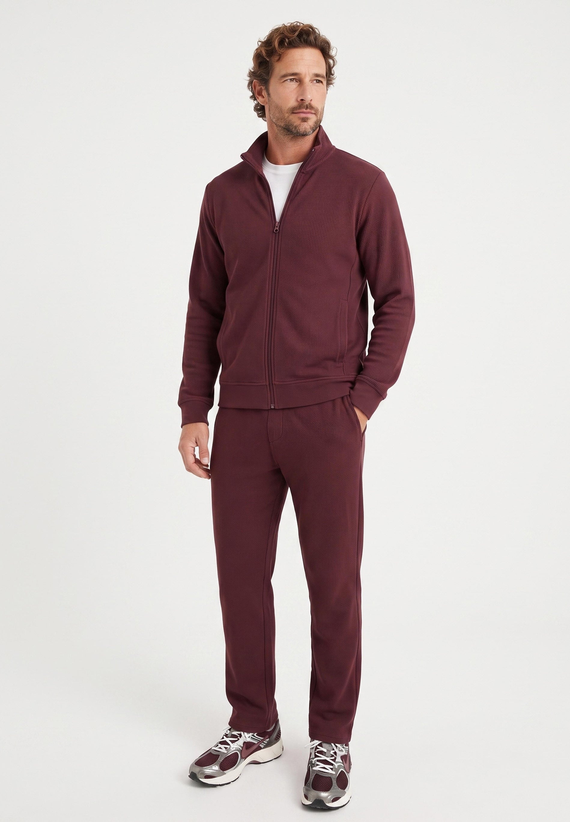 JORRIN | Waffel-Jacke aus Bio-Baumwolle & recyceltem Polyester