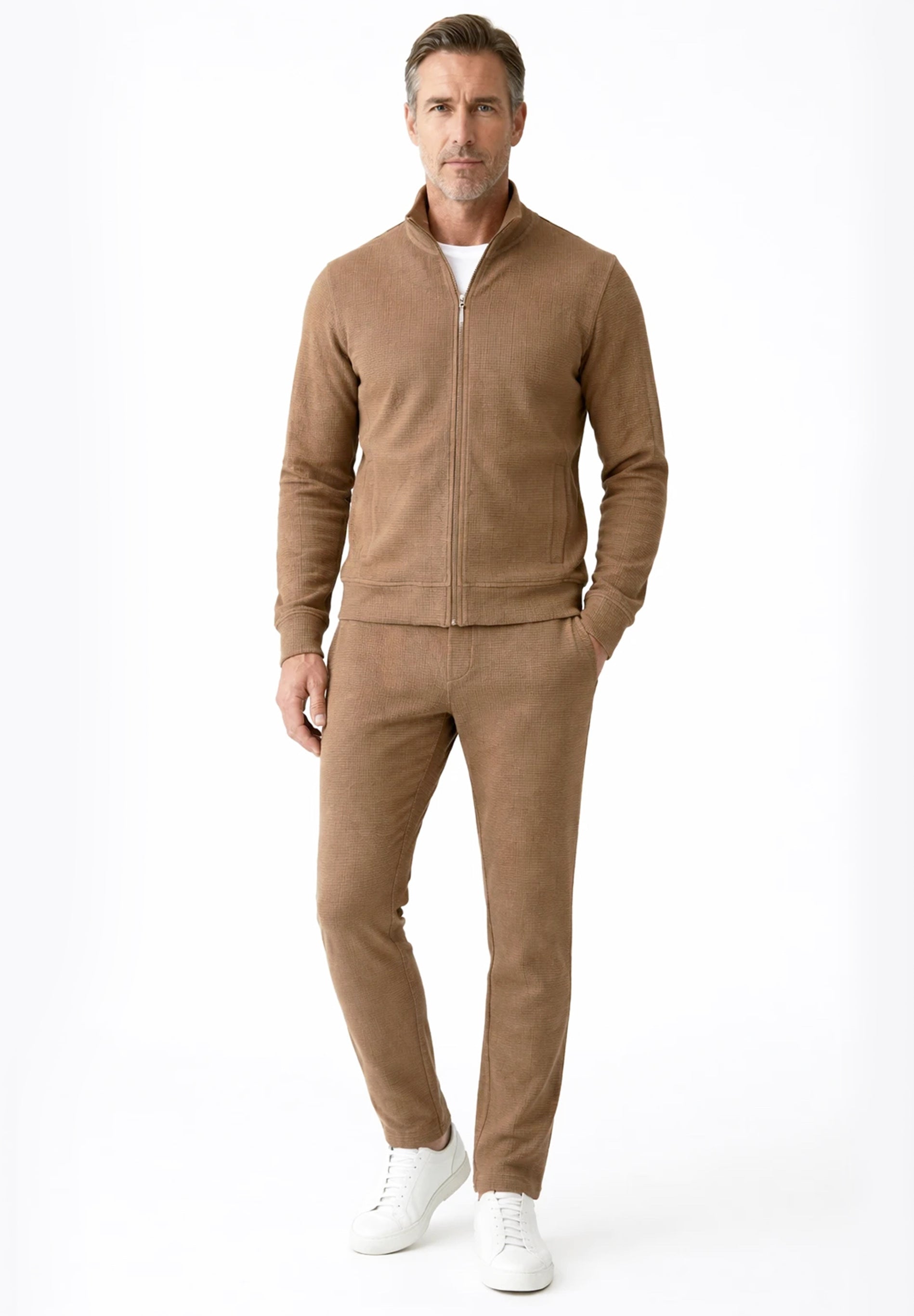 JORRIN | Waffel-Jacke aus Bio-Baumwolle & recyceltem Polyester
