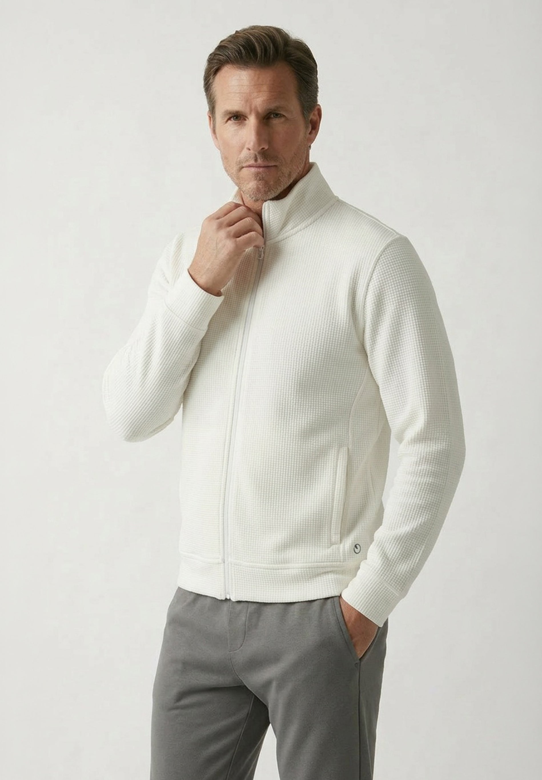 JORRIN | Waffel-Jacke aus Bio-Baumwolle & recyceltem Polyester