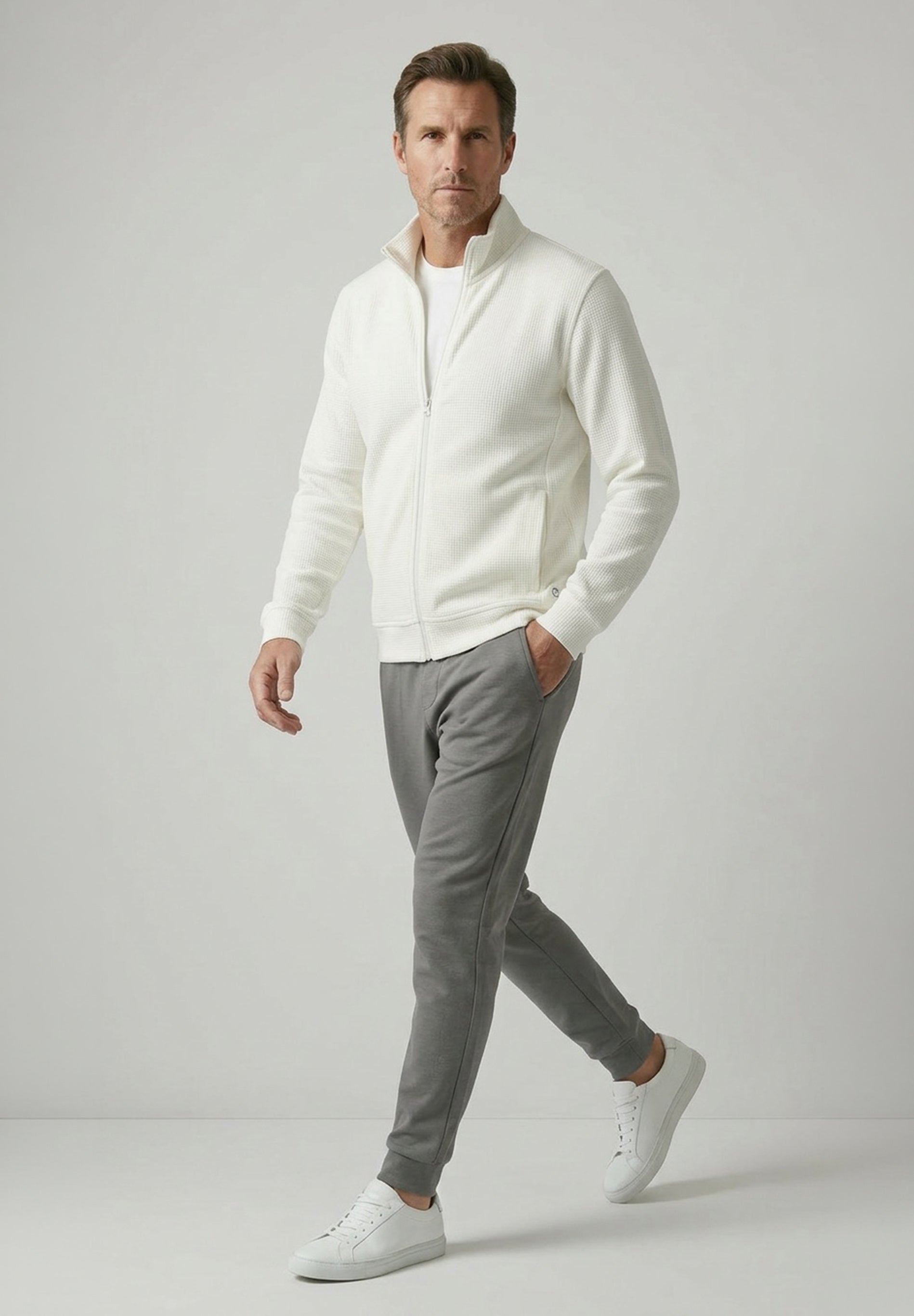 JORRIN | Waffel-Jacke aus Bio-Baumwolle & recyceltem Polyester