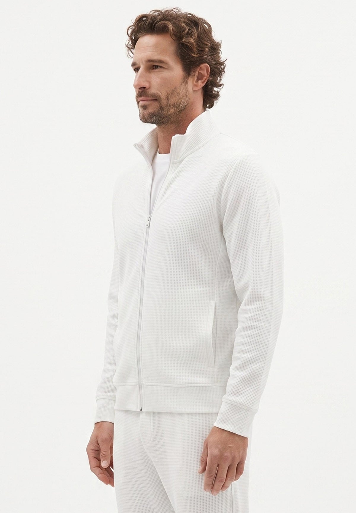 JORRIN | Waffel-Jacke aus Bio-Baumwolle & recyceltem Polyester