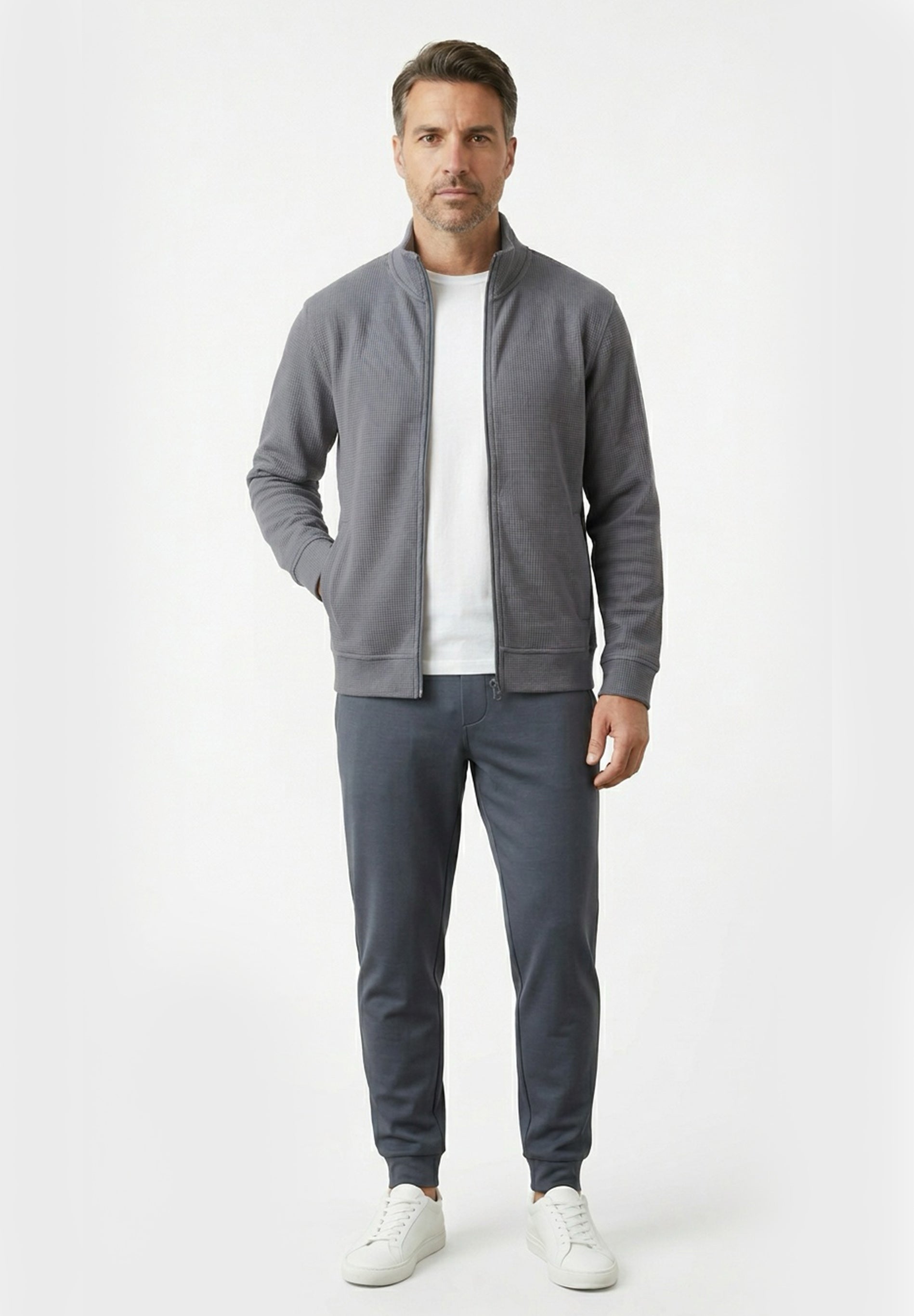 JORRIN | Waffel-Jacke aus Bio-Baumwolle & recyceltem Polyester