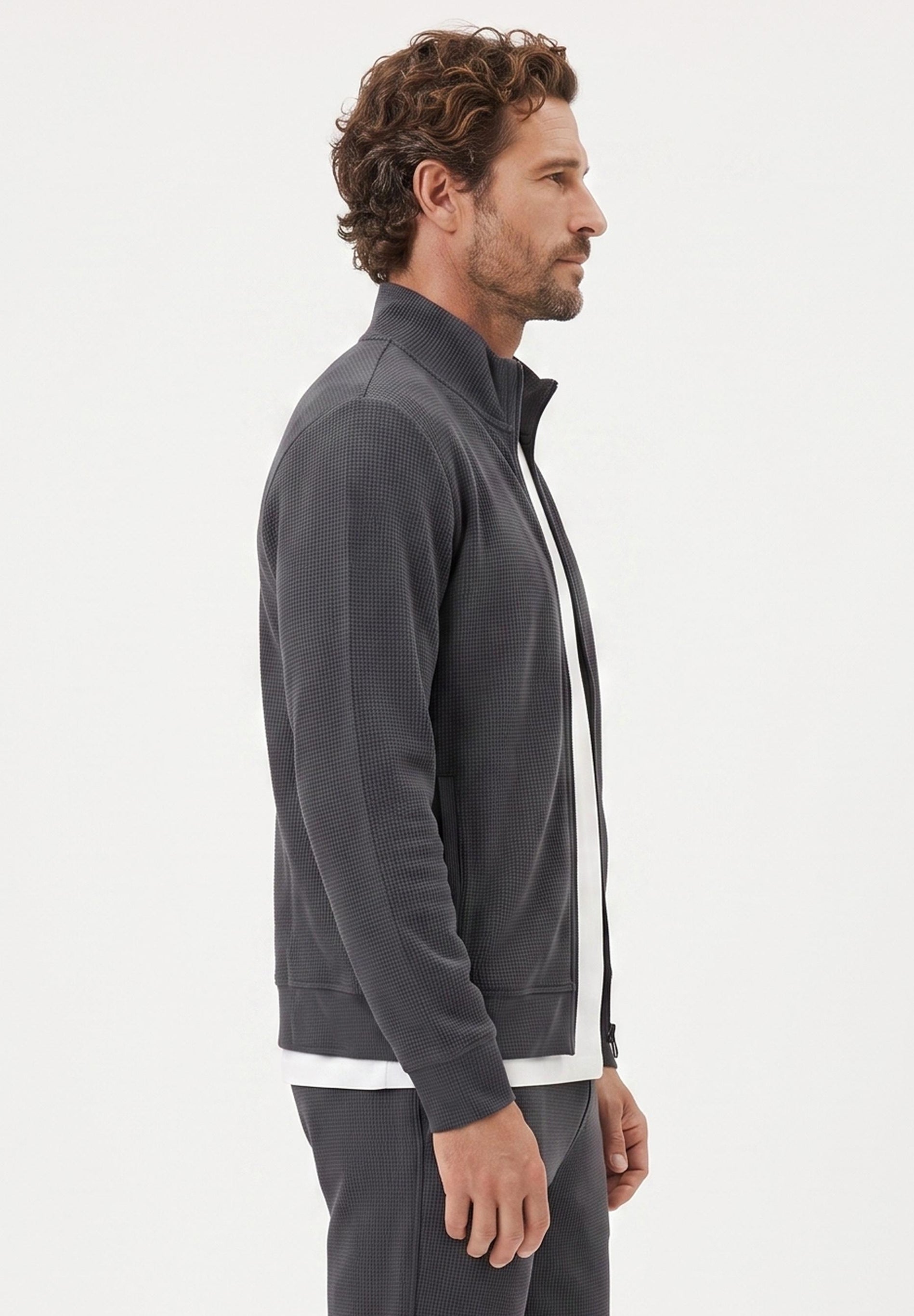 JORRIN | Waffel-Jacke aus Bio-Baumwolle & recyceltem Polyester
