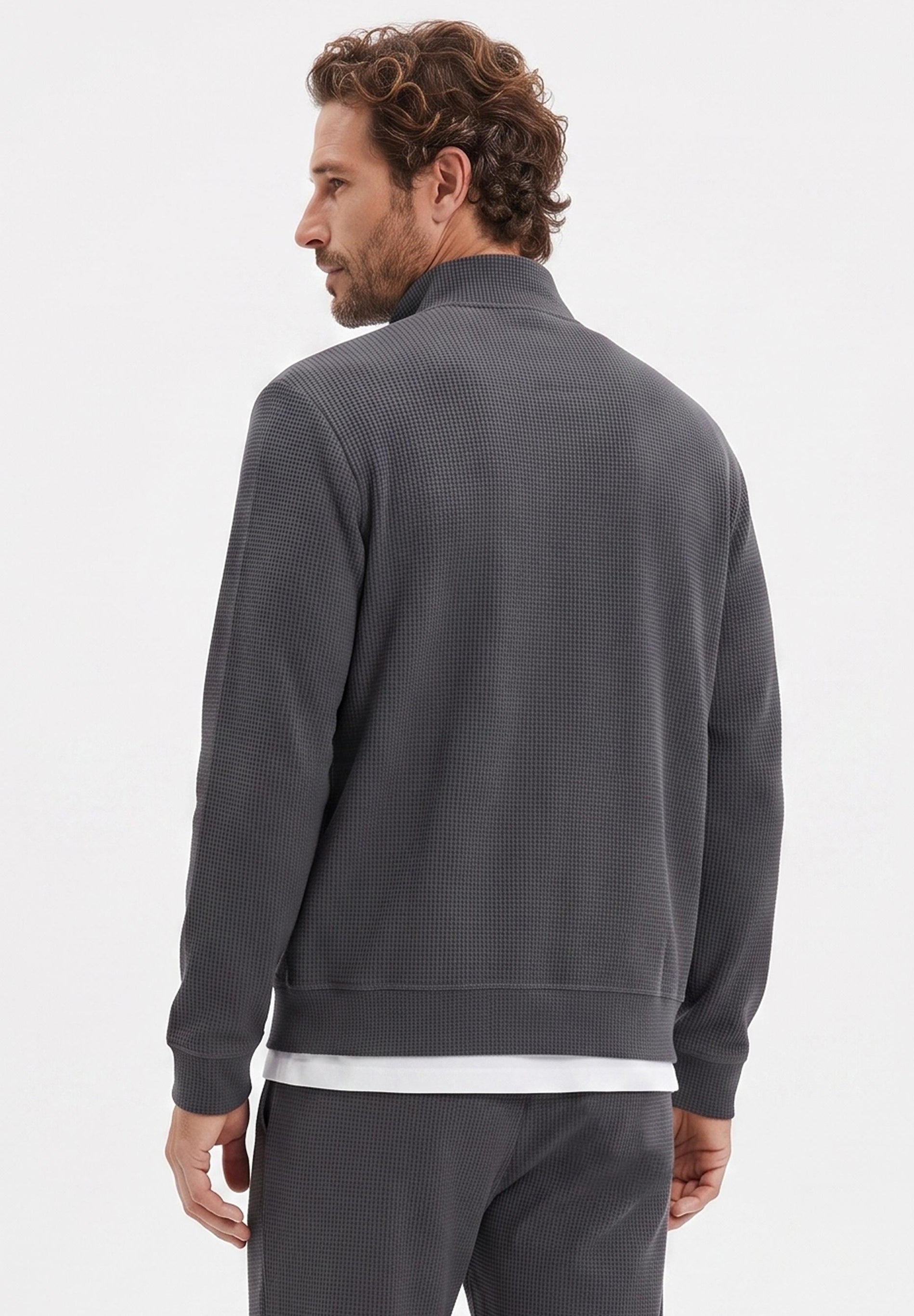 JORRIN | Waffel-Jacke aus Bio-Baumwolle & recyceltem Polyester